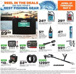 Preview of Mills Fleet Farm weekly ads valid from 27.04.2026 | Page: 25 | Products: Battery, Oil, Hub