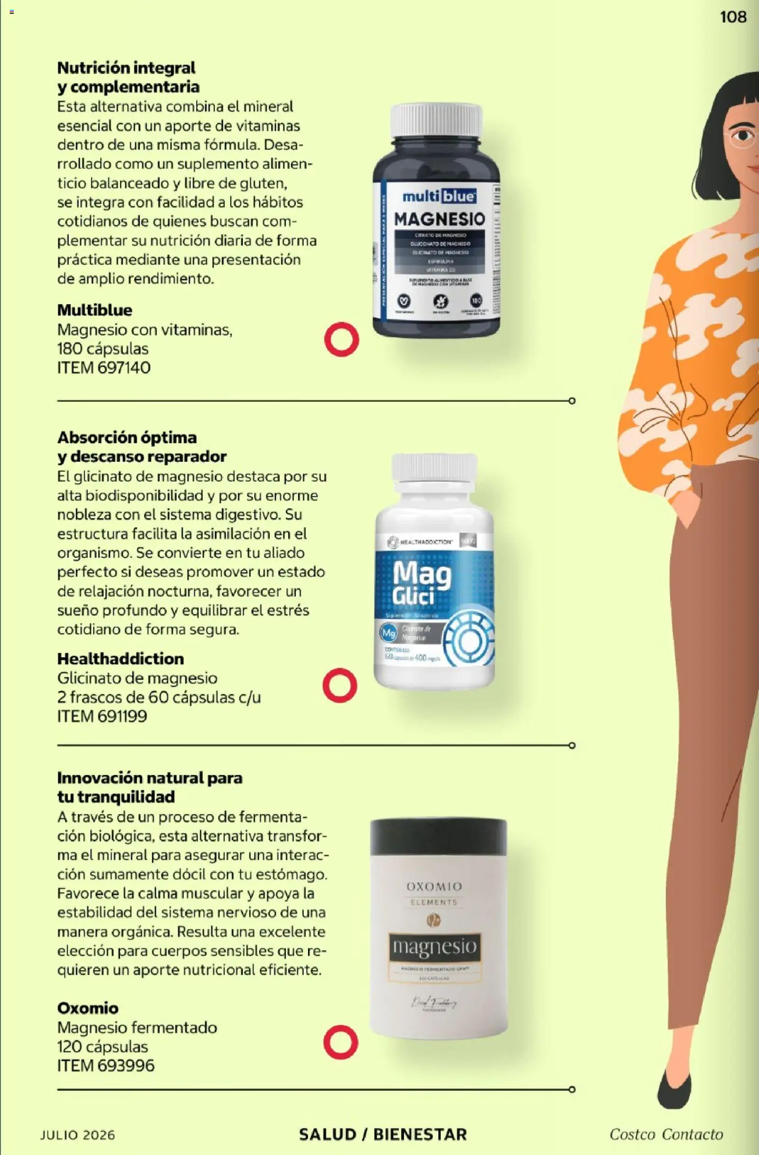 Nuevas ofertas de Costco válidas en toda la República Mexicana desde el 01/07/2026. ¡Encuentra las mejores ofertas en Costco Revista Julio 2026! | Página: 108 | Productos: Vitaminas