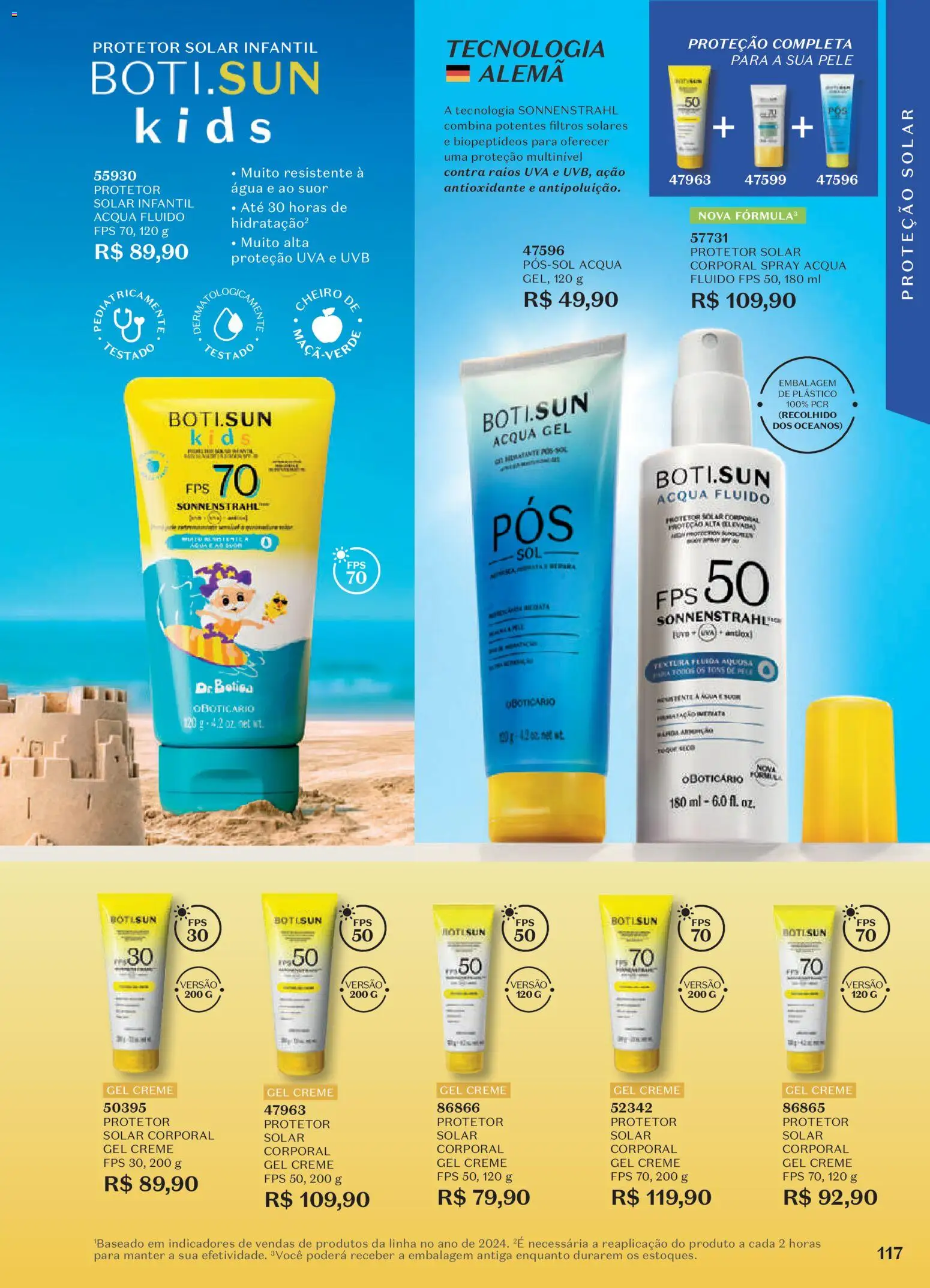 O Boticário Folheto - válido de 20/07/2026 | Página: 119 | Produtos: Protetor solar, Creme corporal, Creme