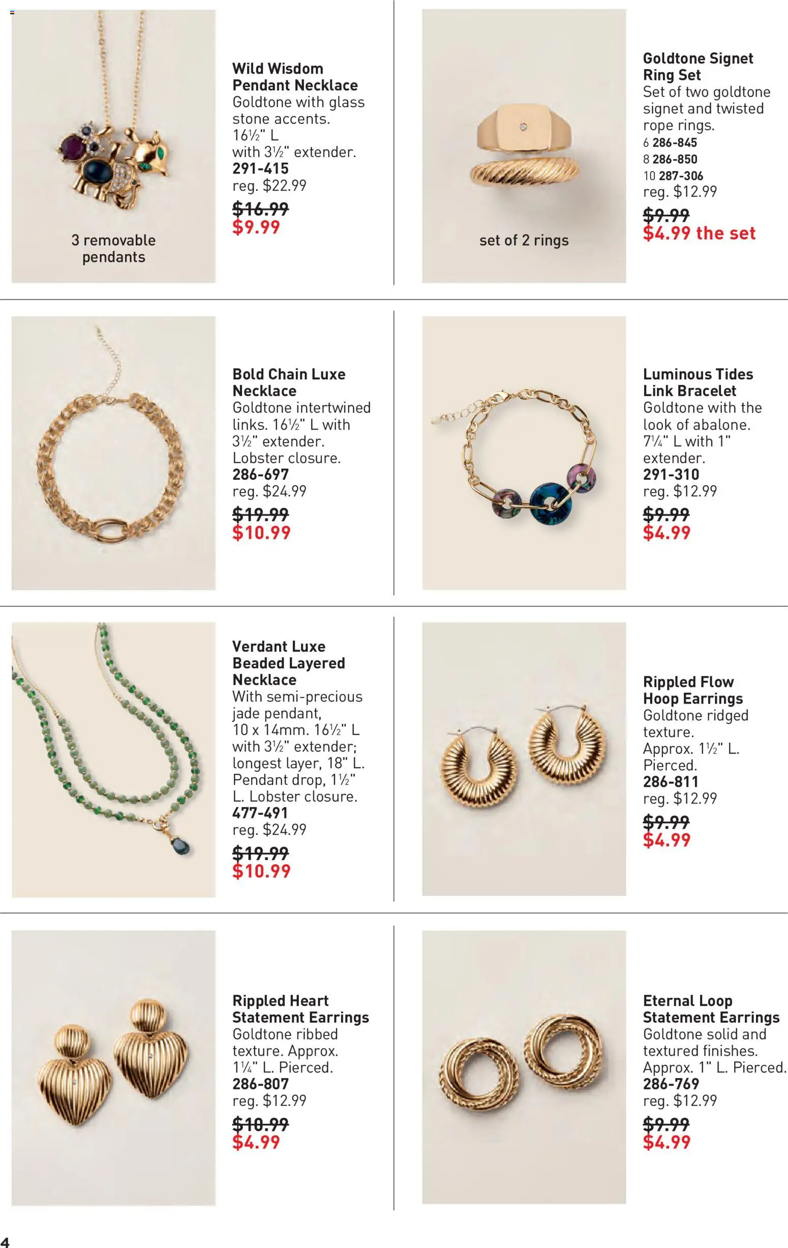 Avon Good Buys Flyer - valid from 07/01/2026 | Page: 4 | Products: Ring