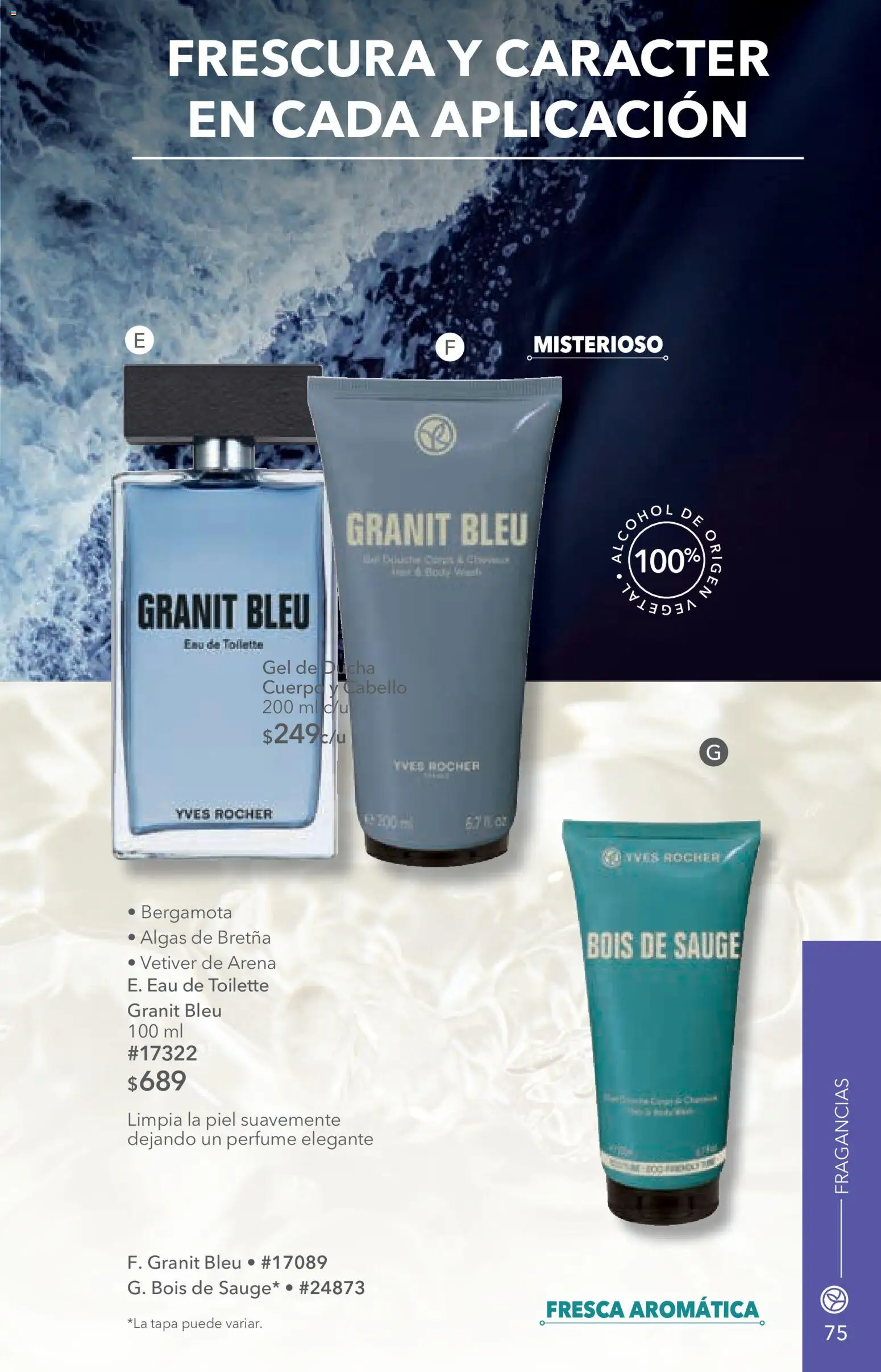 Nuevas ofertas de Yves Rocher válidas en toda la República Mexicana desde el 14/07/2026. ¡Encuentra las mejores ofertas en Yves Rocher campaña 10 2026! | Página: 77 | Productos: Perfume, Eau de toilette, Gel de ducha