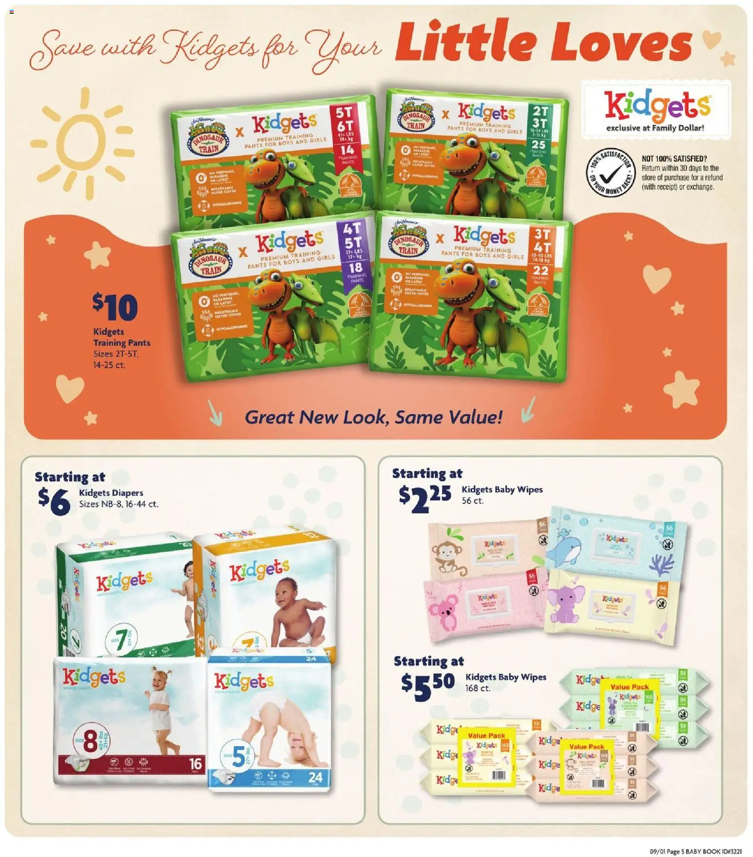 Family Dollar Digital Book - valid from 09/01/2026 | Page: 6 | Products: Diapers, Pants