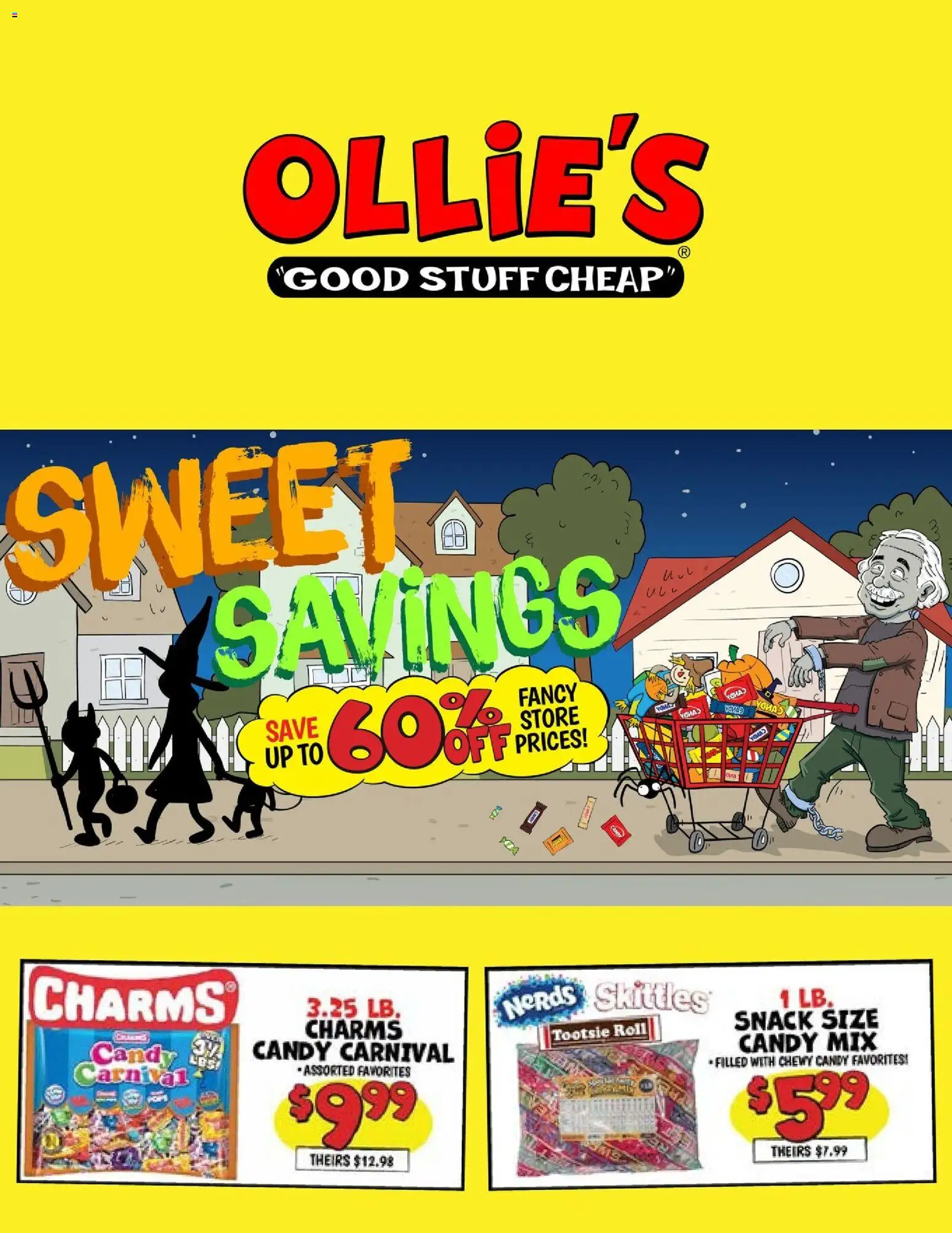 Ollie's Weekly Ad - valid from 09/22/2026 | Page: 1 | Products: Candy