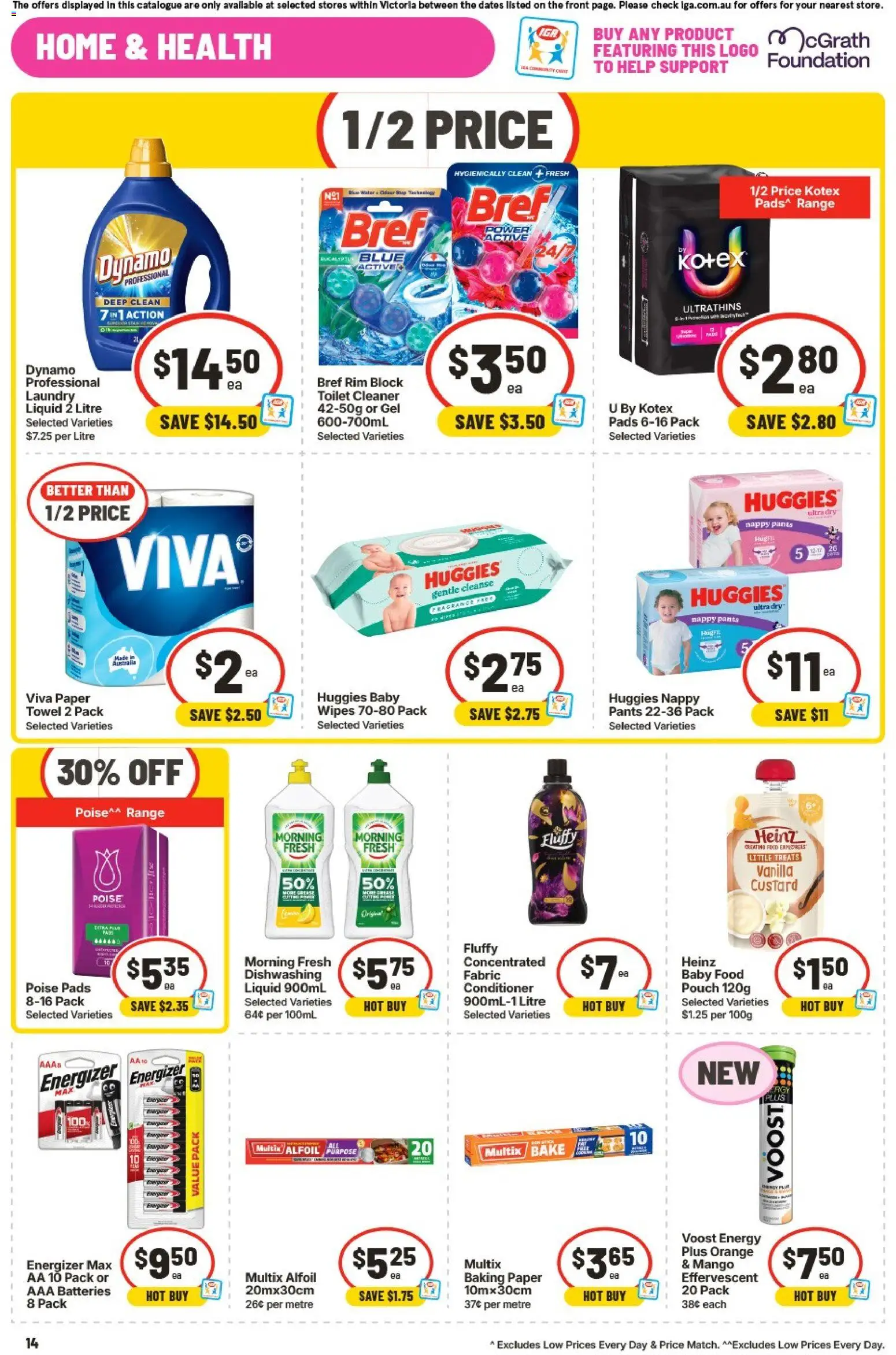 IGA catalogue - valid from 09/09/2026 | Page: 15 | Products: Food, Baby food, Water, Mango