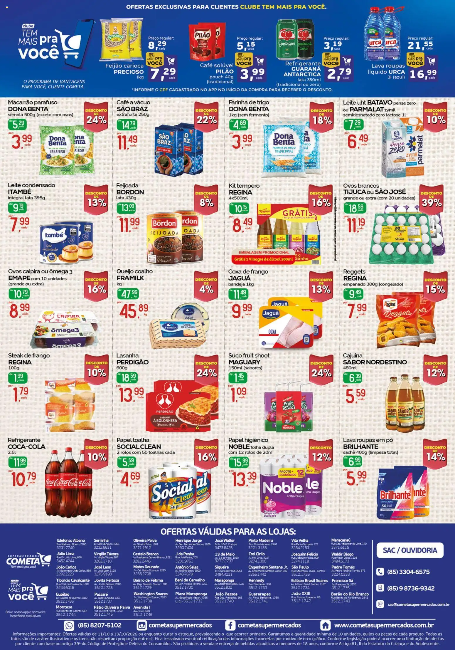 Cometa Supermercados Folheto - válido de 11/10/2026 | Página: 2
