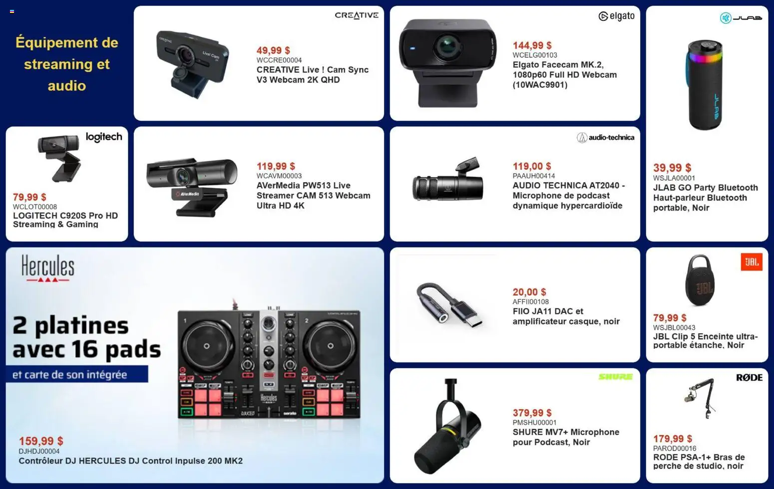 Canada Computers flyer valid from Aug 7, 2026 | Page: 10 | Products: Audio, Microphone