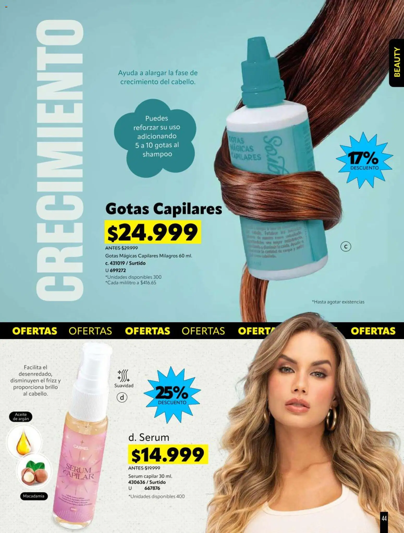 Carmel revista - valida desde el 11/08/2026 | Página: 265 | Productos: Serum, Shampoo, Brillo, Aceite