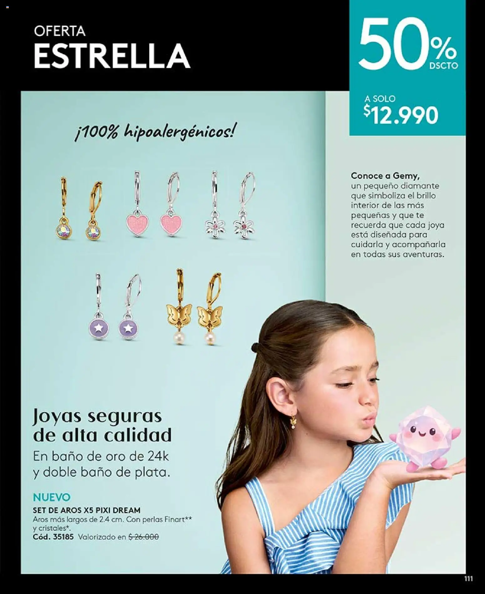 Catálogo Ésika Campaña 11 │ válido desde el 15.06.2026 | Página: 111 | Productos: Brillo, Baño, Aros, Té
