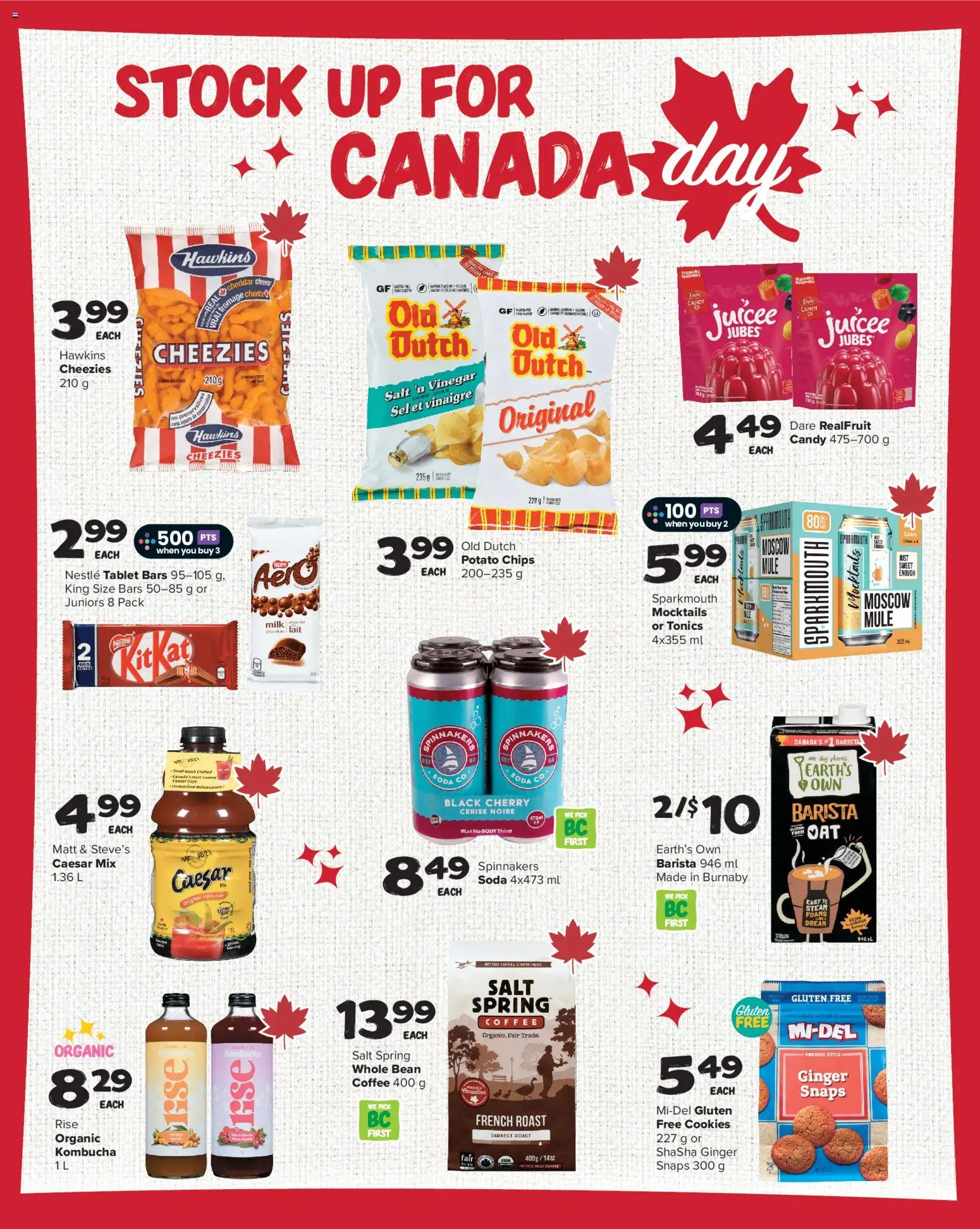 Thrifty Foods flyer valid from Jun 25, 2026 | Page: 14 | Products: Cookies, Tablet, Milk, Cheese