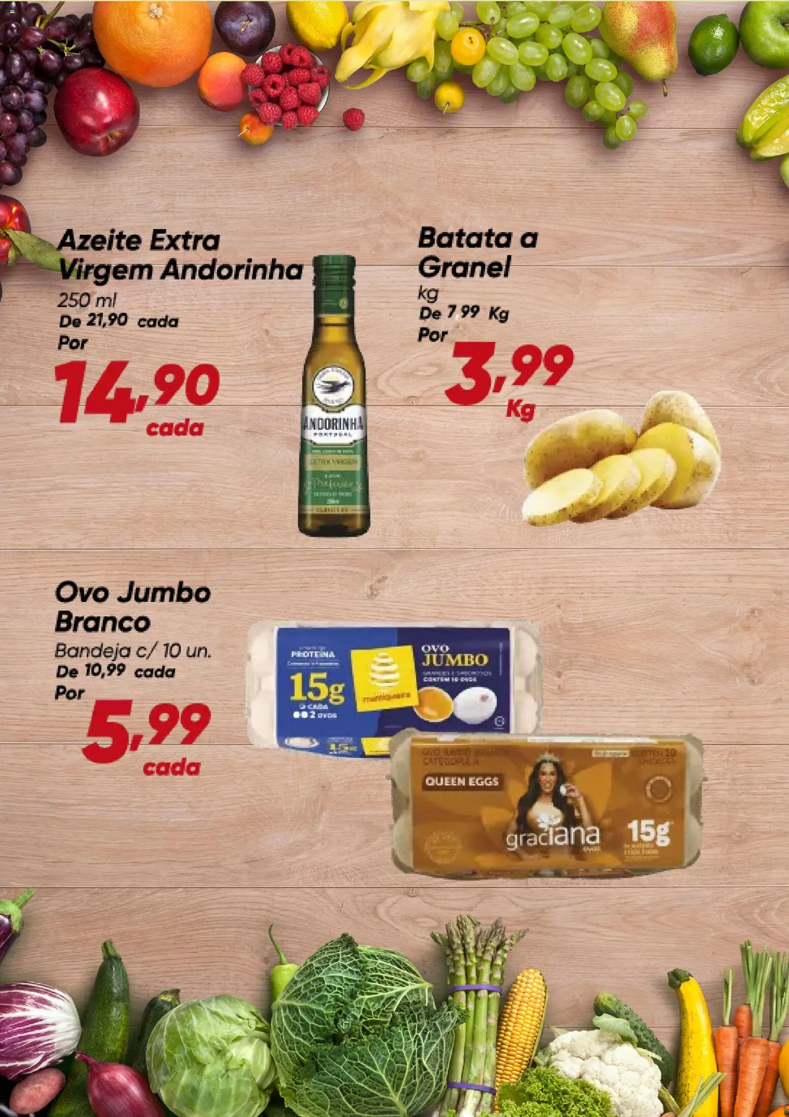 Dia Folheto - válido de 17/08/2026 | Página: 2 | Produtos: Bandeja, Batata, Proteína, Azeite