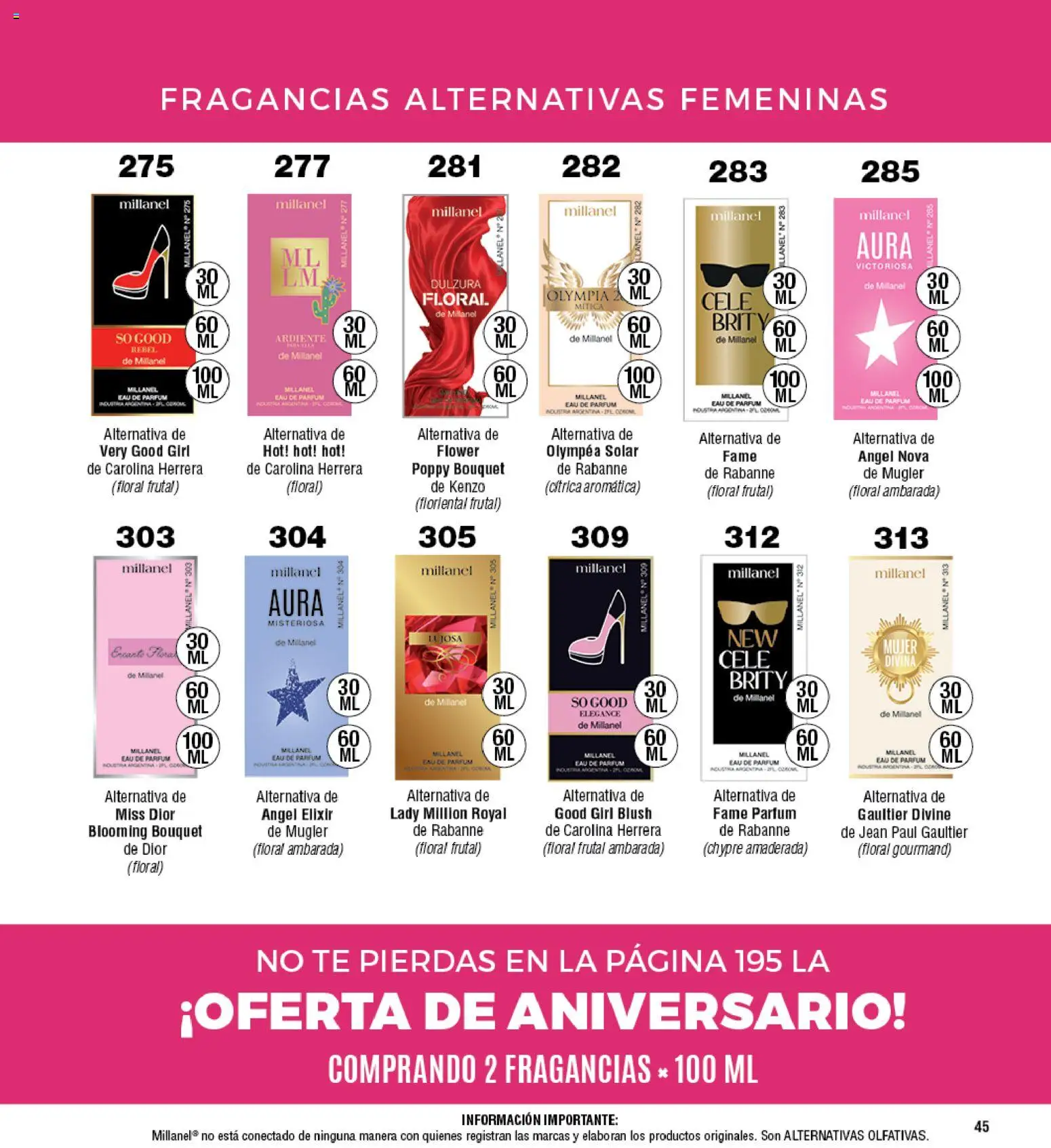 Millanel - Catálogo │ válido desde el 30/03/2026 | Página: 45 | Productos: Jean, Té