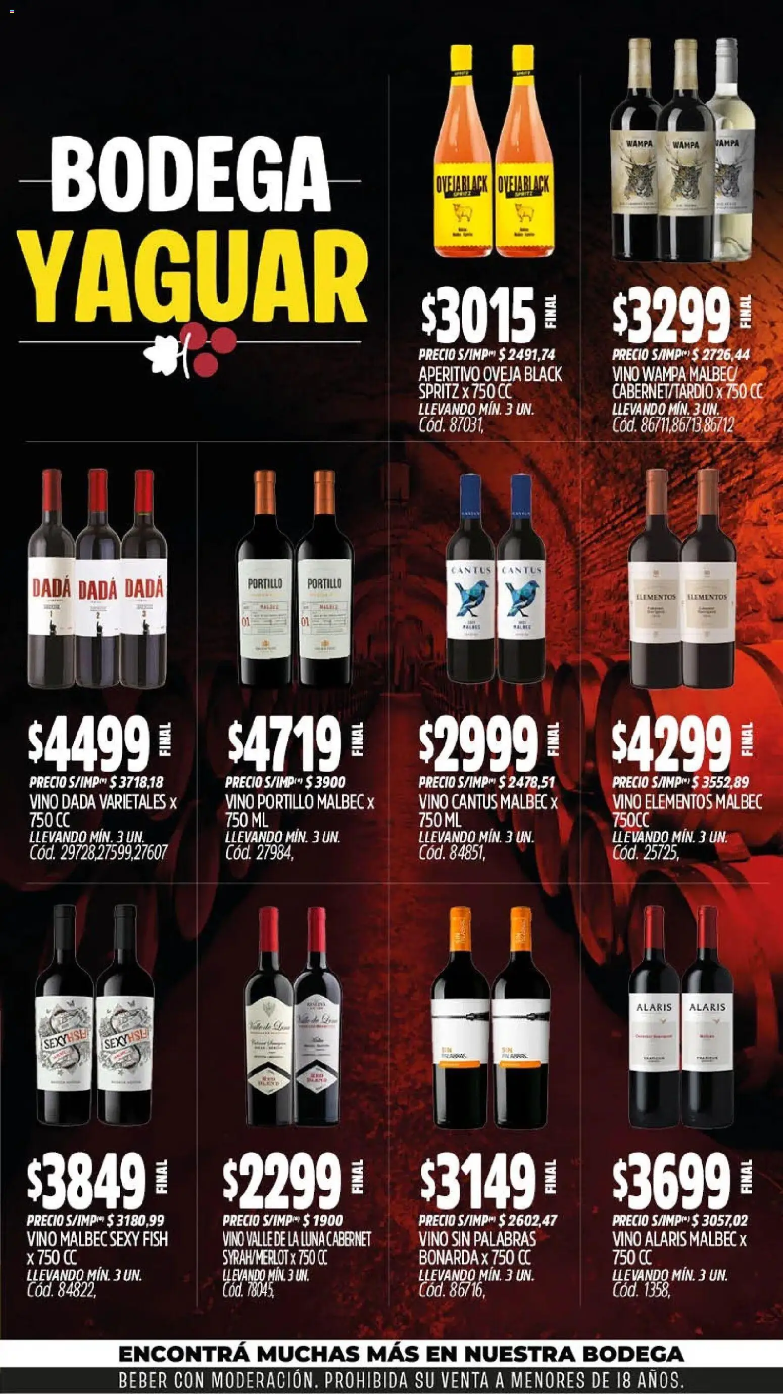Yaguar - Oferta Semanal General Roca │ válido desde el 17/07/2026 | Página: 5 | Productos: Vino