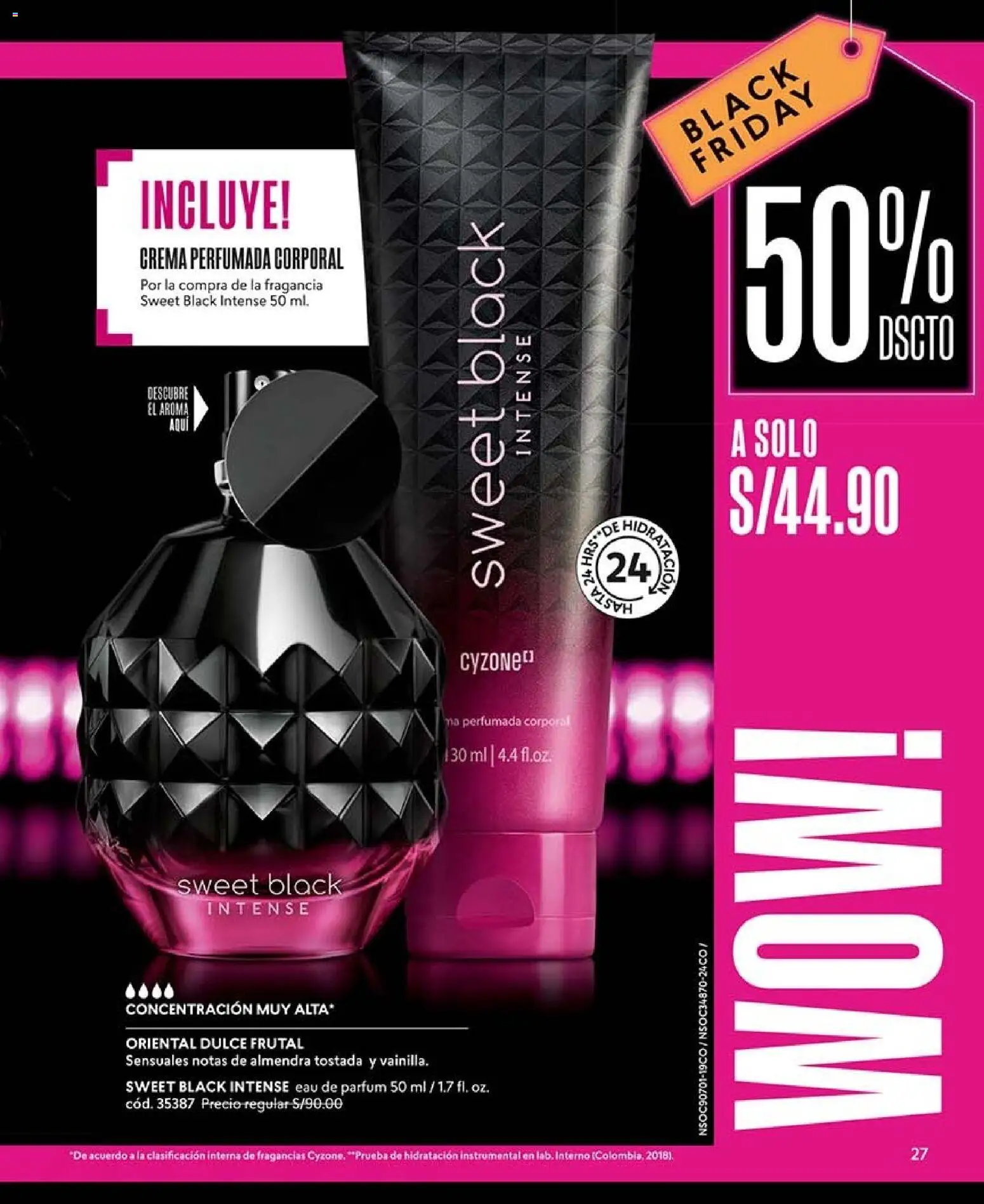 Catálogo CyZone válido desde 03/10/2026 | Página: 27 | Productos: Crema, Fragancia