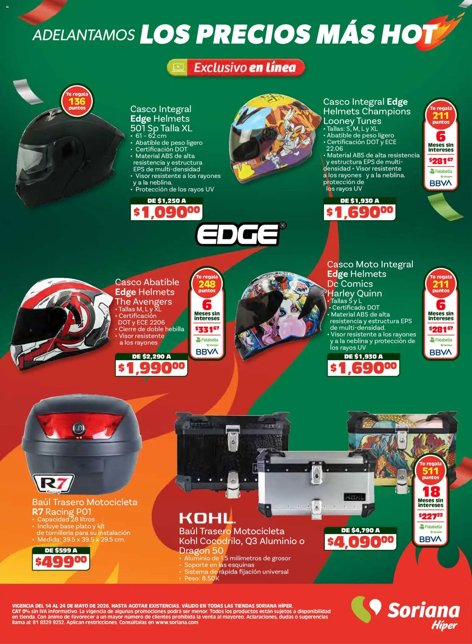 Nuevas ofertas de Soriana válidas en toda la República Mexicana desde el 14.05.2026. ¡Encuentra las mejores ofertas en Soriana Adelantamos los precios más hot Híper Nacional! | Página: 34 | Productos: Té, Hebilla