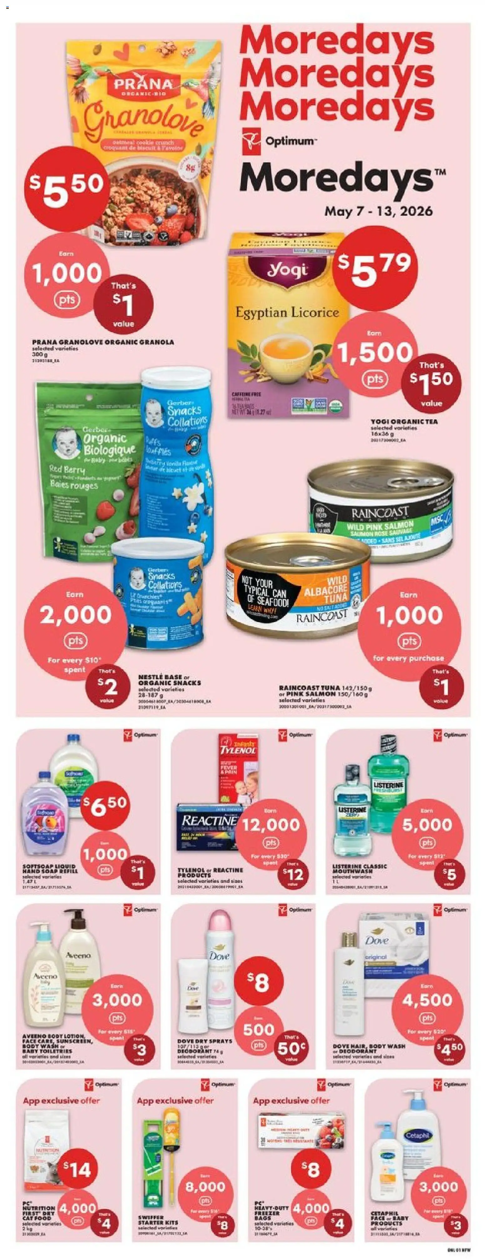 No Frills flyer valid from 07.05.2026 | Page: 5 | Products: Tea, Freezer, Soap, Body wash