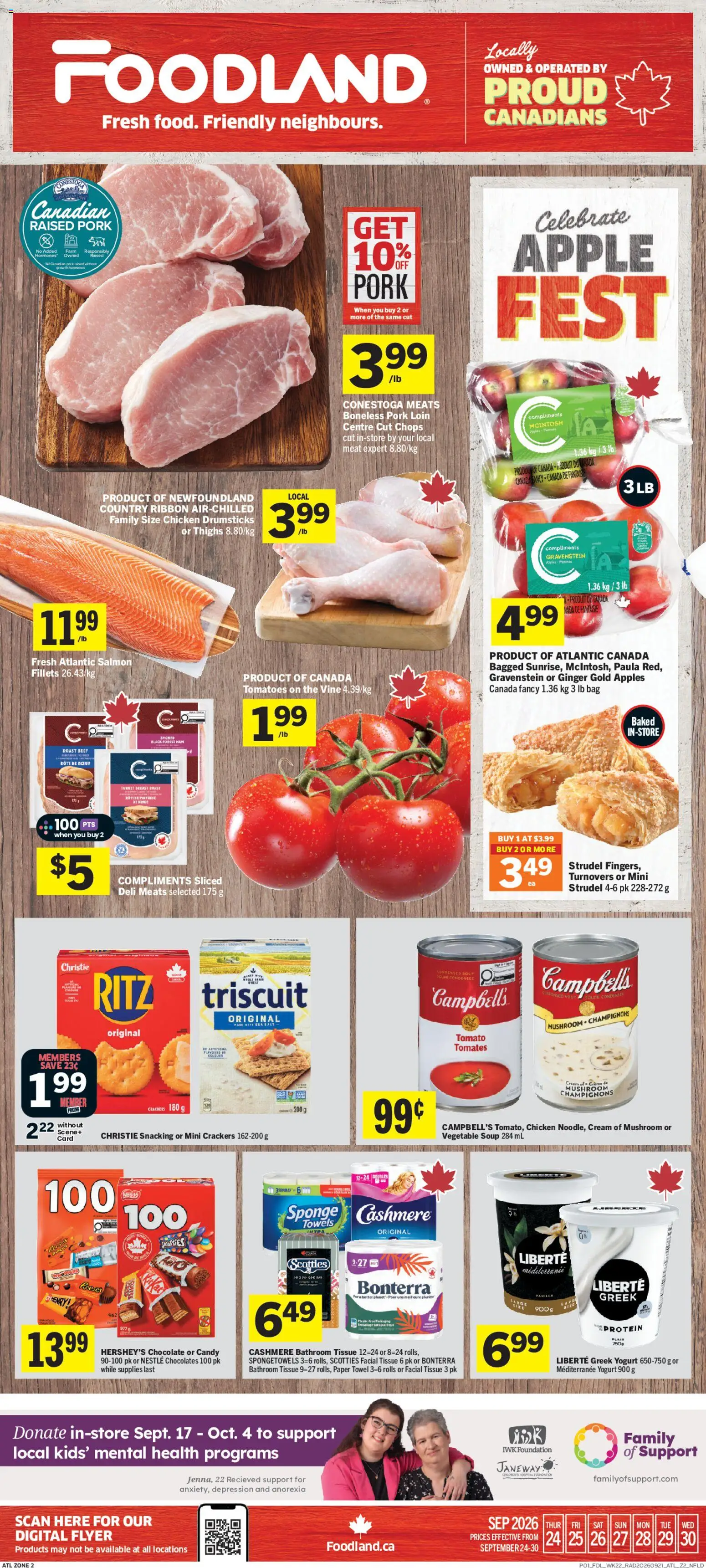 Foodland Thursday, September 24 Price Drop