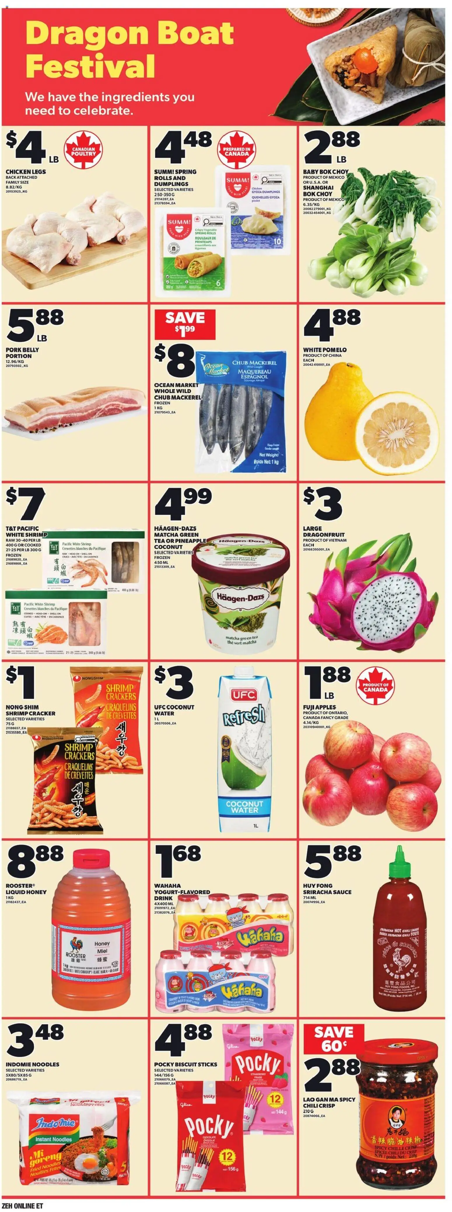 Zehrs flyer valid from 04.06.2026 | Page: 10 | Products: Tea, Chicken, Pork, Apples