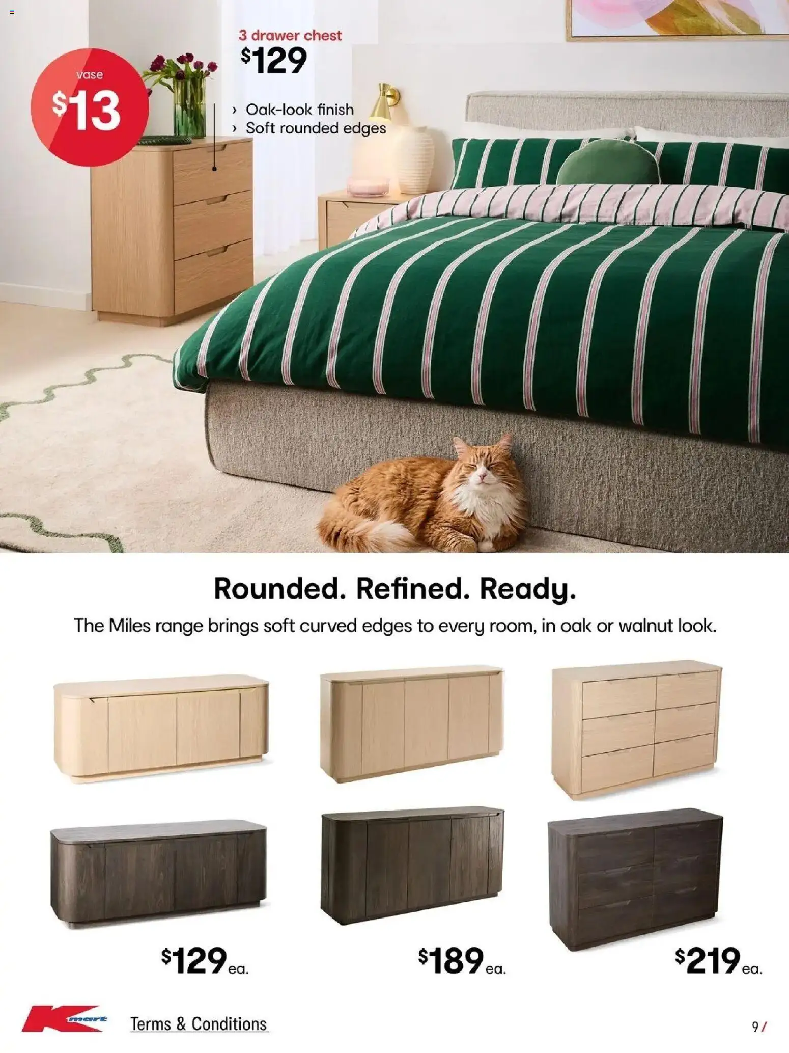 Kmart catalogue - valid from 23/07/2026 | Page: 9 | Products: Drawer, Vase