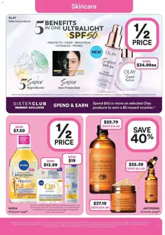 Preview of Priceline Pharmacy catalogue Clyde North - valid from 23.04.2026 | Page: 11 | Products: Sunscreen, Cream, Camera, Sun protection