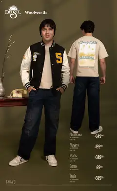 Vista previa de Del Sol y Woolworth catálogo Luce el Otoño, nuevo folleto de la tienda, válido en México a partir del 01/10/2026 | Página: 29 | Productos: Tenis, Chamarra, Playera