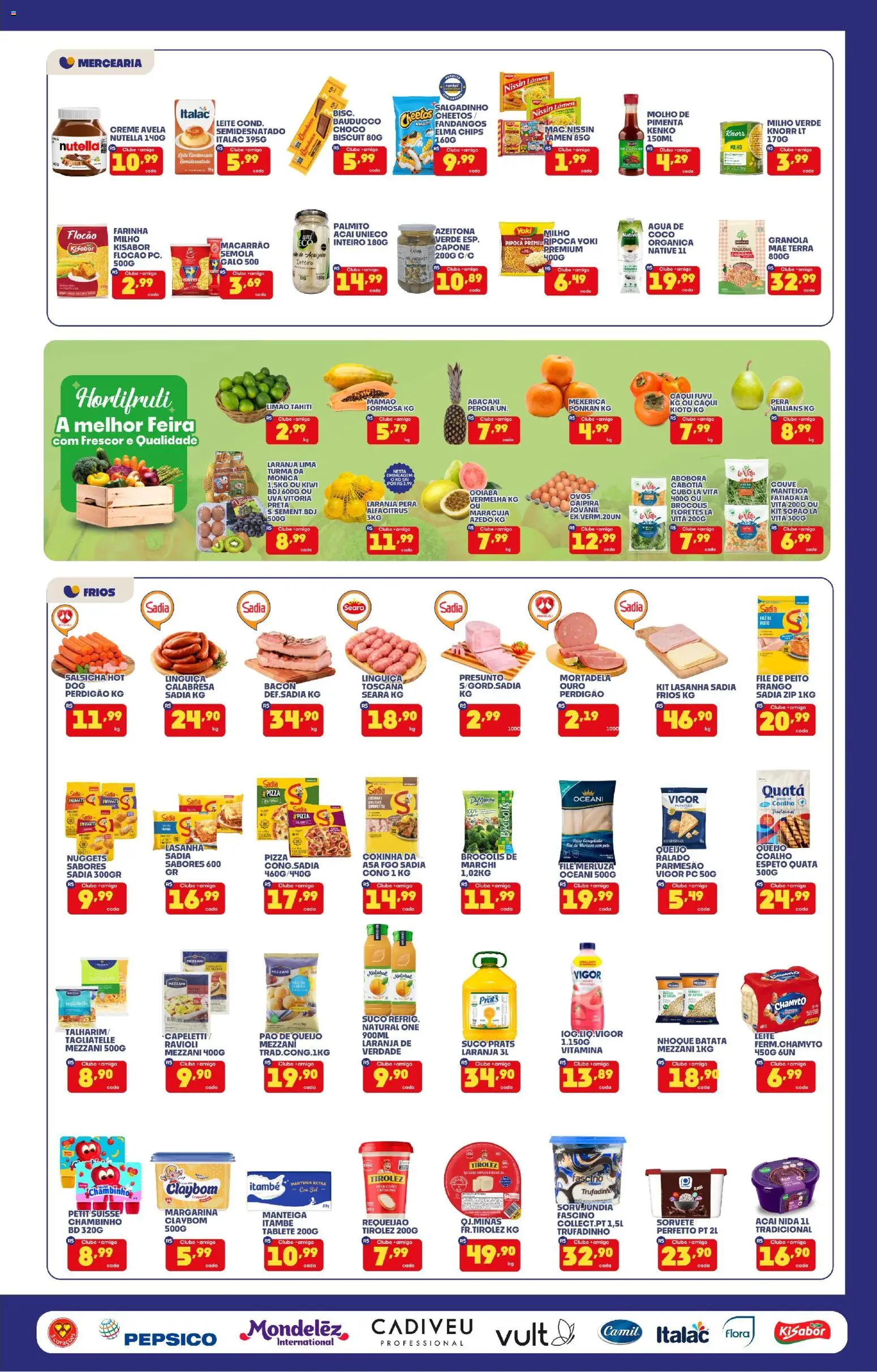 Boa Supermercados Folheto - válido de 08.05.2026 | Página: 3 | Produtos: Abóbora, Talharim, Manteiga, Kiwi