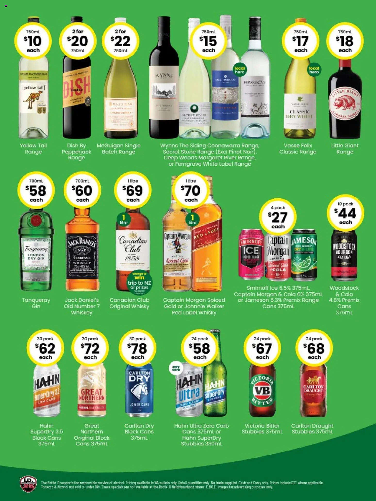 The Bottle-O catalogue - valid from 20/07/2026 | Page: 2 | Products: Bourbon, Gin, Whiskey, Lime