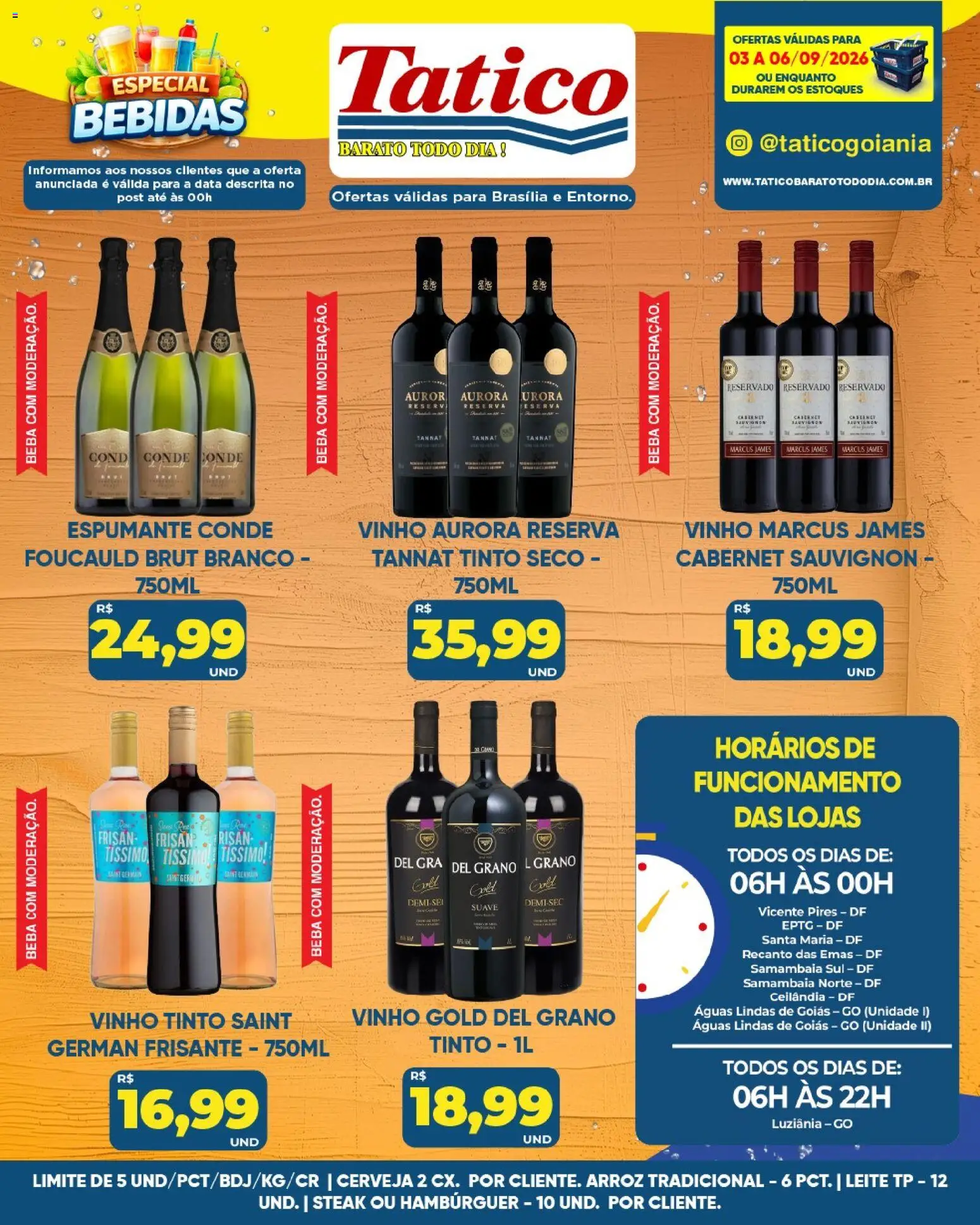 Tatico Folheto - válido de 04/09/2026 | Página: 51 | Produtos: Espumante, Leite, Vinho, Cerveja