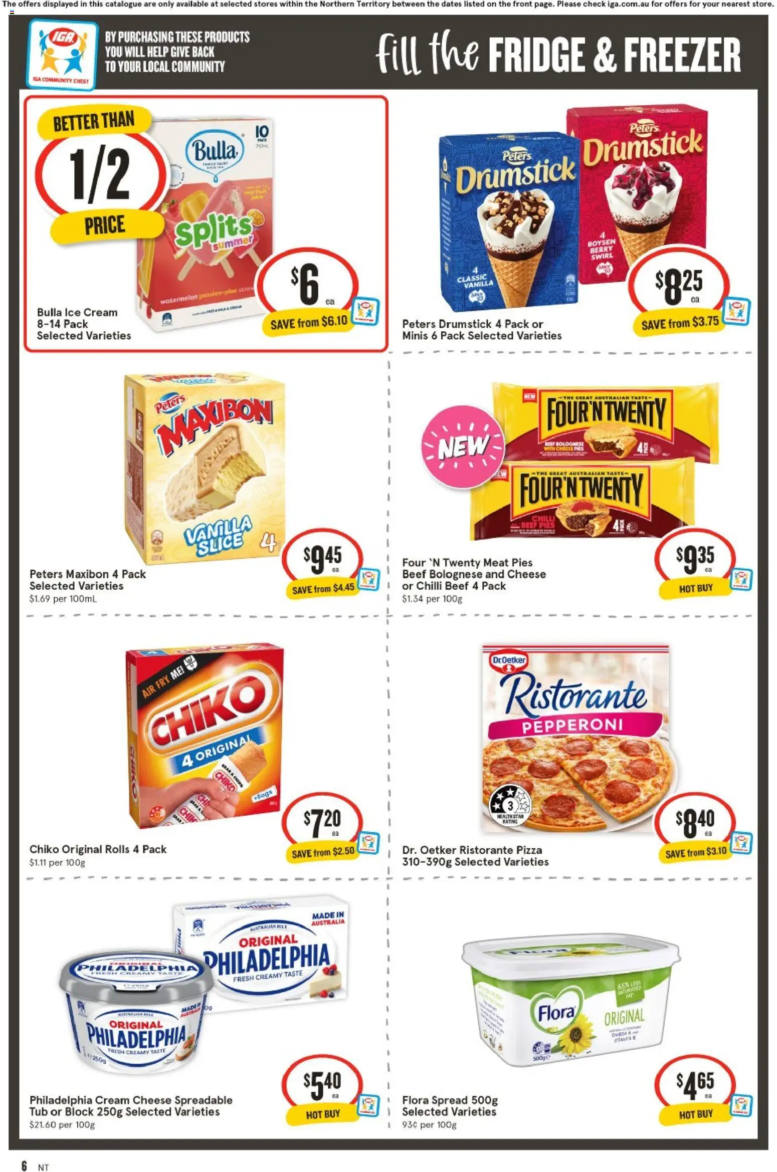 IGA catalogue - valid from 19/08/2026 | Page: 7 | Products: Cheese, Cream, Freezer, Vanilla
