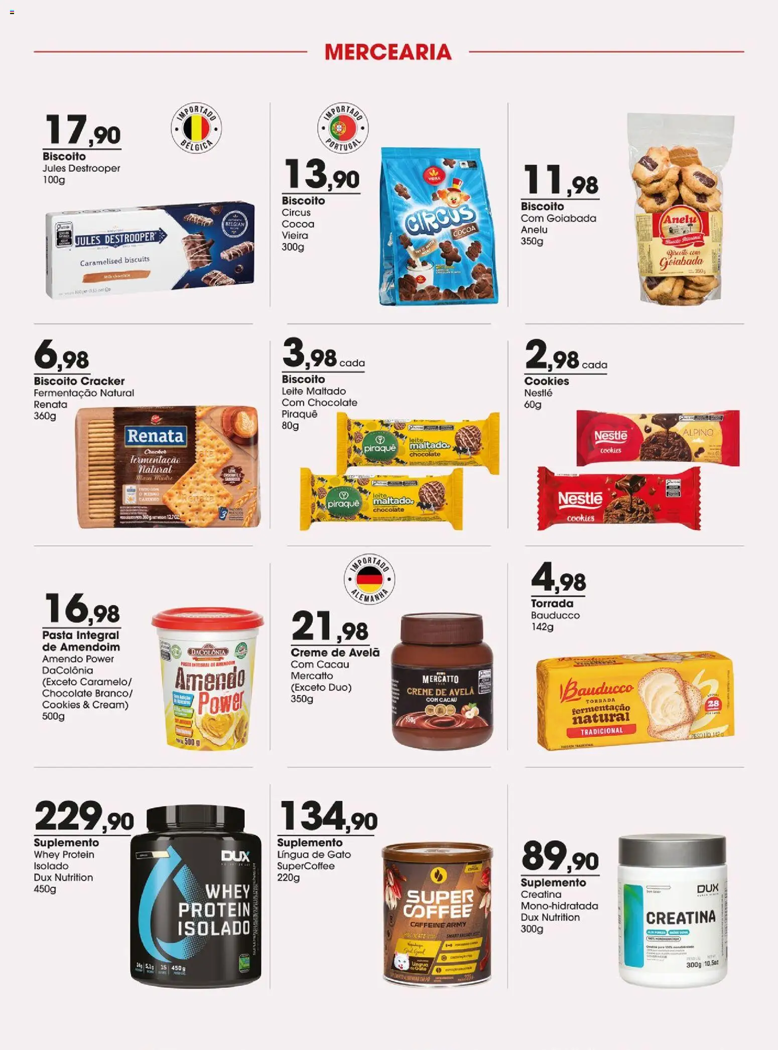 Zaffari Folheto - válido de 30/06/2026 | Página: 6 | Produtos: Creatina, Amendoim, Creme, Avelã