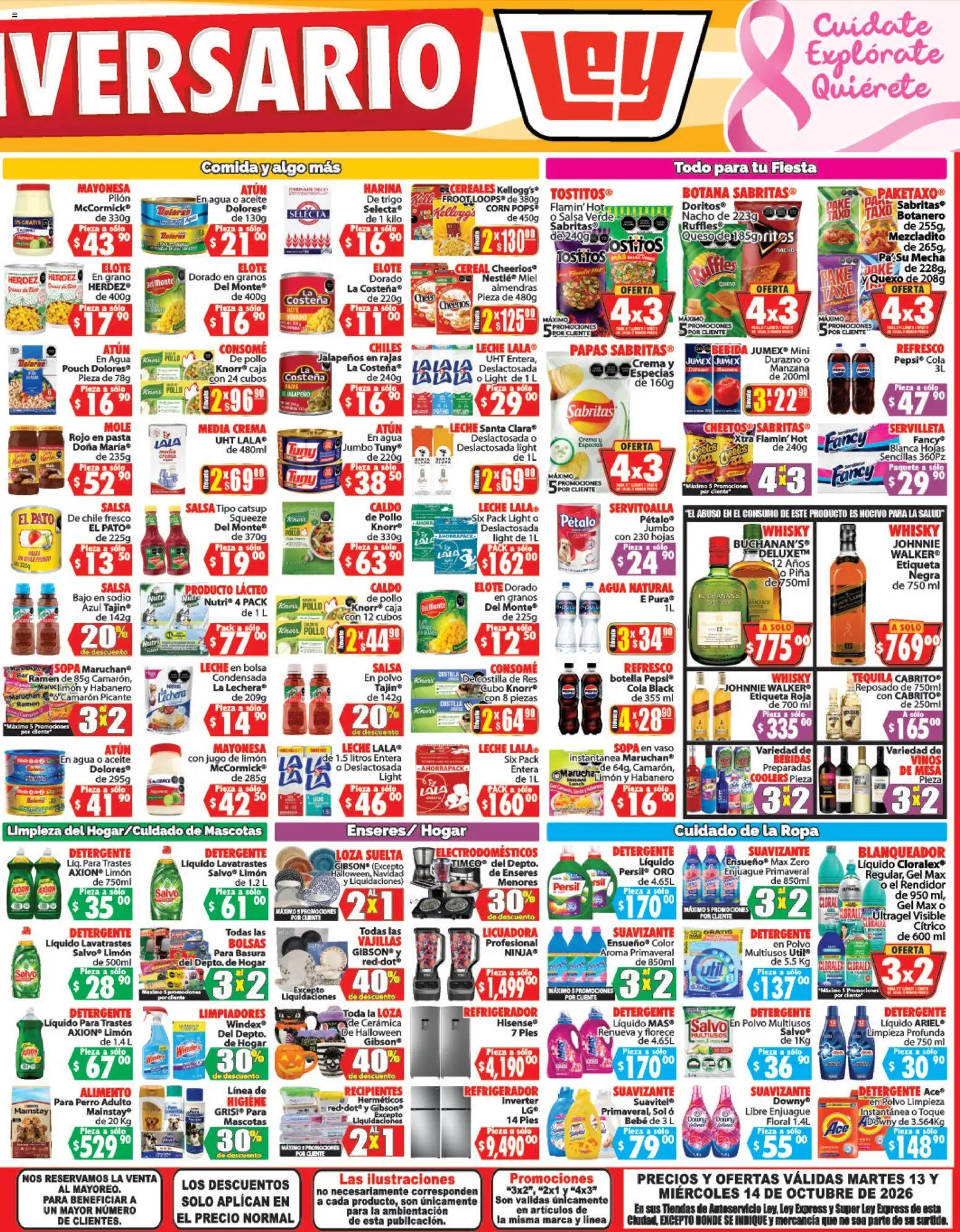 Nuevas ofertas de Casa Ley válidas en toda la República Mexicana desde el 13/10/2026. ¡Encuentra las mejores ofertas en Casa Ley folleto Autoservicio! | Página: 4