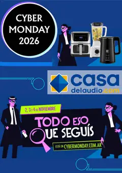 Vista previa Casa del Audio - Cyber Monday válido desde el 28/10/2026