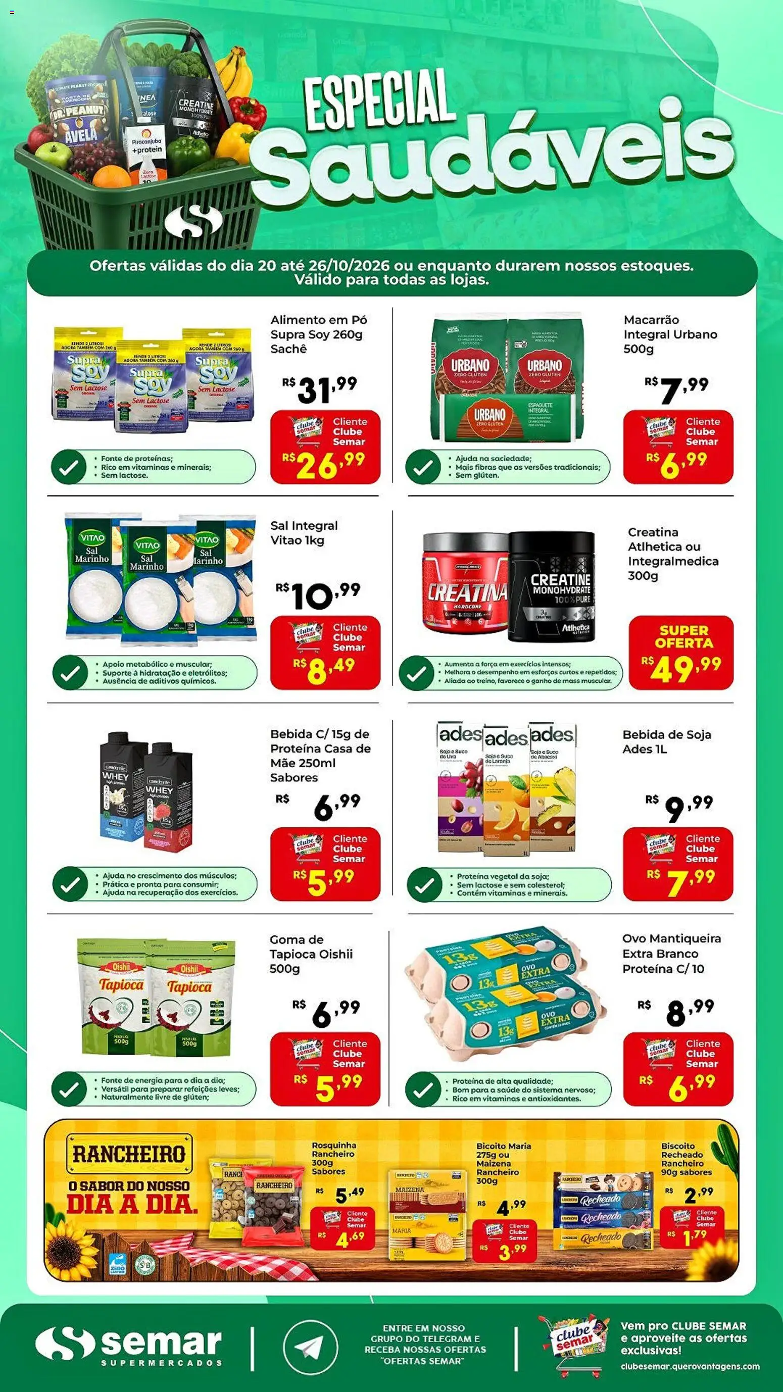 Semar Supermercado Folheto - válido de 20/10/2026 | Página: 1