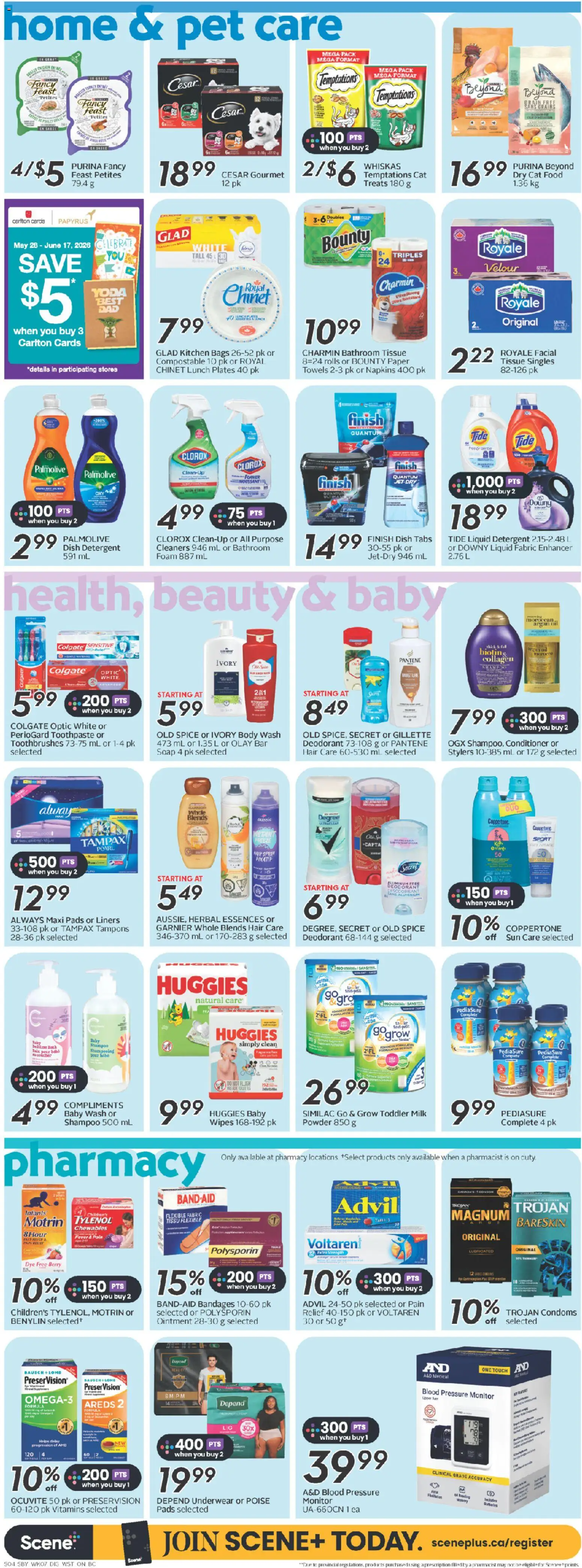 Safeway flyer valid from 11.06.2026 | Page: 12 | Products: Body wash, Deodorant, Toothpaste, Detergent