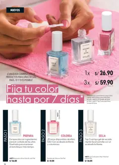 Vista previa de folleto Oriflame catálogo - Campaña 12 de la Oriflame válido desde 22/08/2026 | Página: 12 | Productos: Esmalte de uñas, Ingredientes