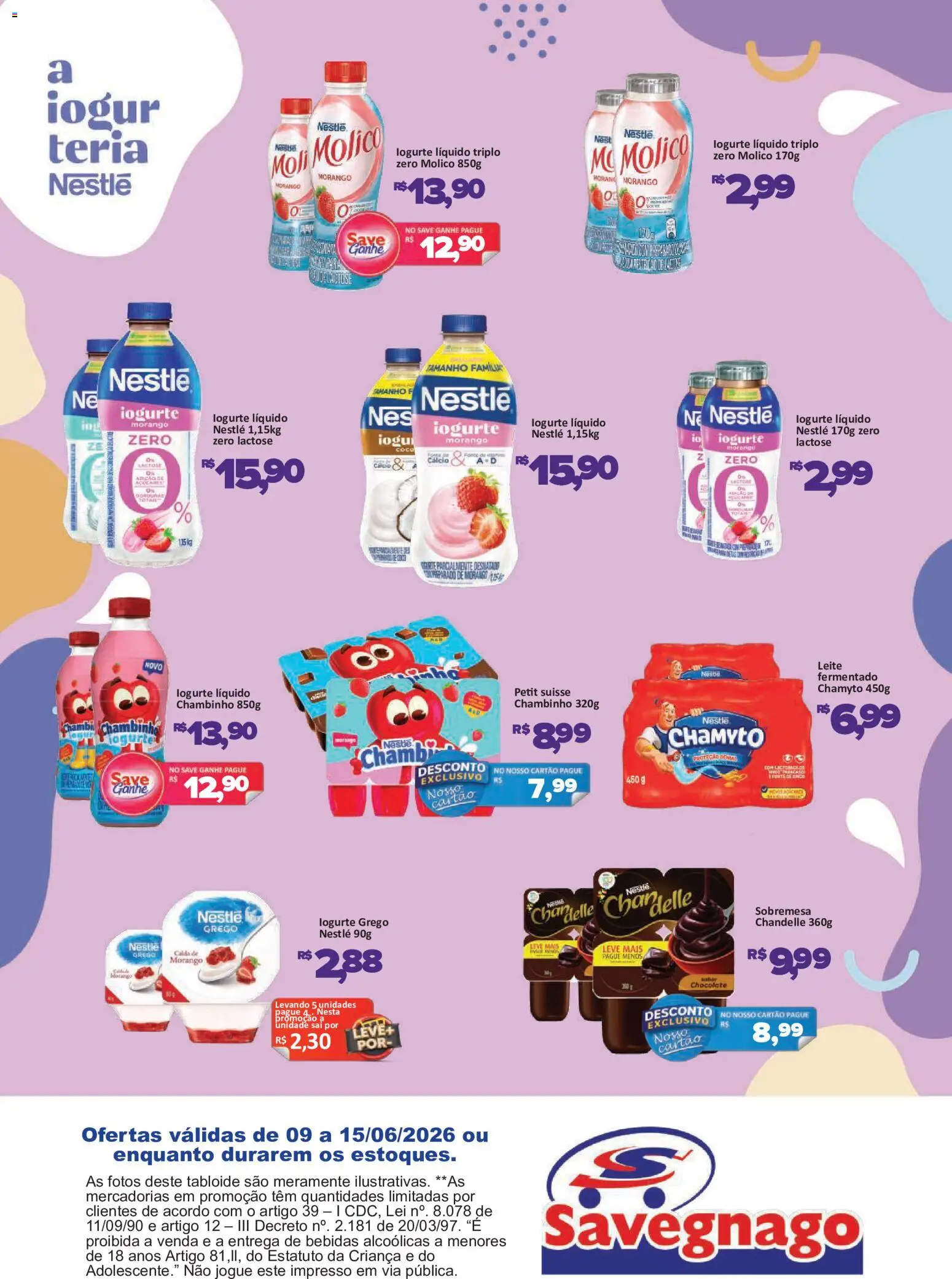 Savegnago Folheto - válido de 09.06.2026 | Página: 2 | Produtos: Coco, Leite, Iogurte, Leite fermentado