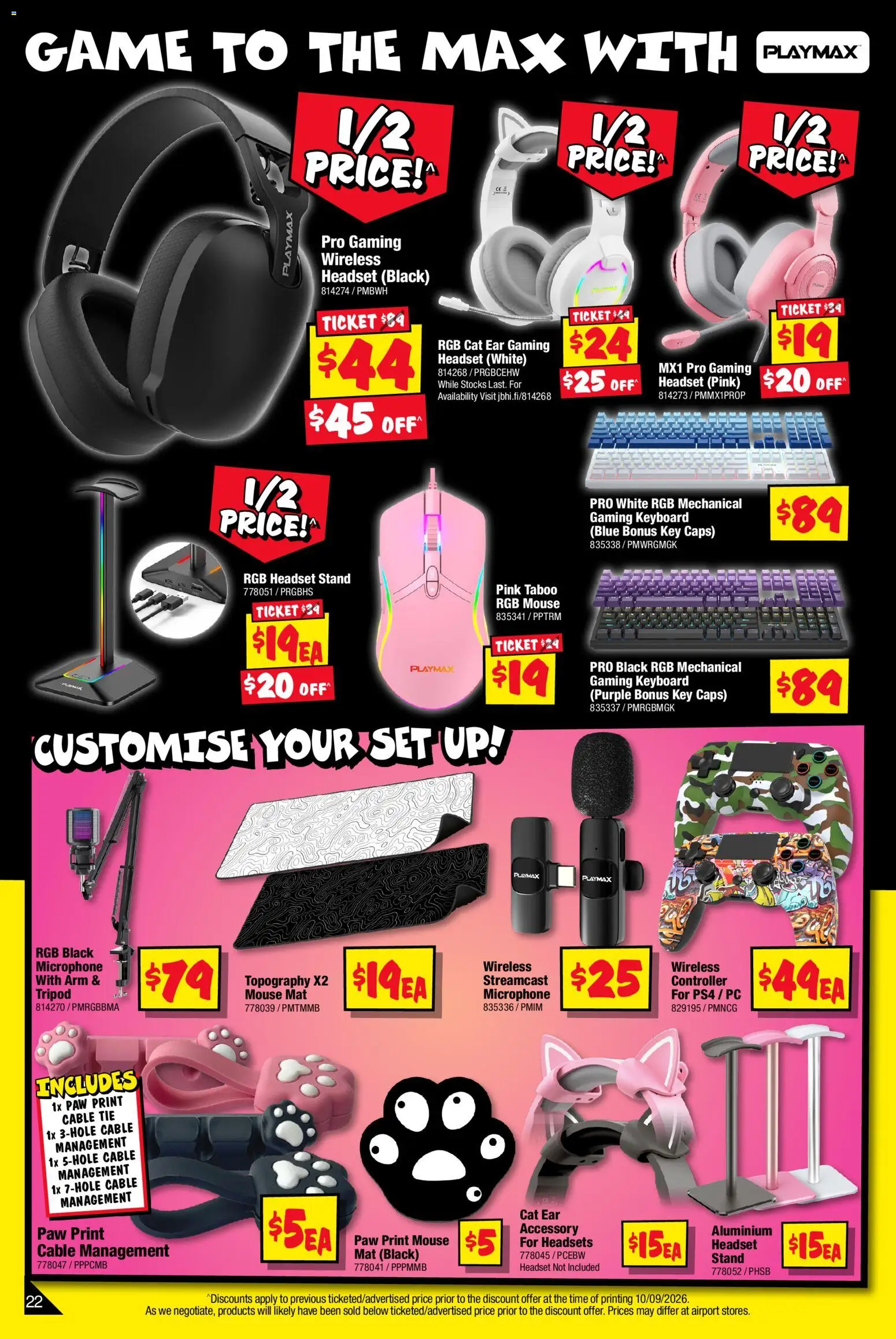 JB Hi-Fi catalogue - valid from 24/09/2026 | Page: 22 | Products: Controller, Mouse, Headset, Game