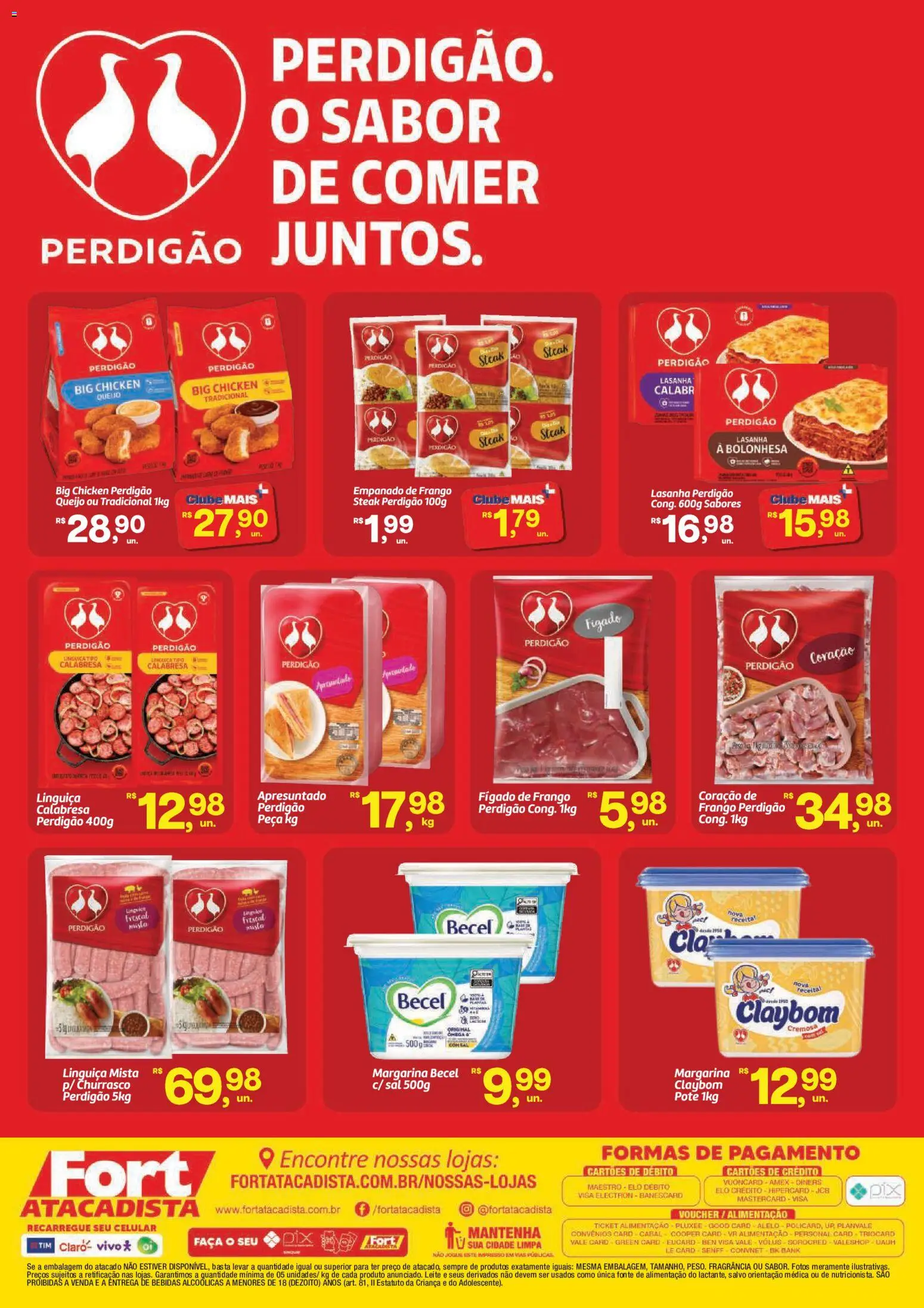 Fort Atacadista Folheto - válido de 22/09/2026 | Página: 2 | Produtos: Queijo, Lasanha, Sal, Frango