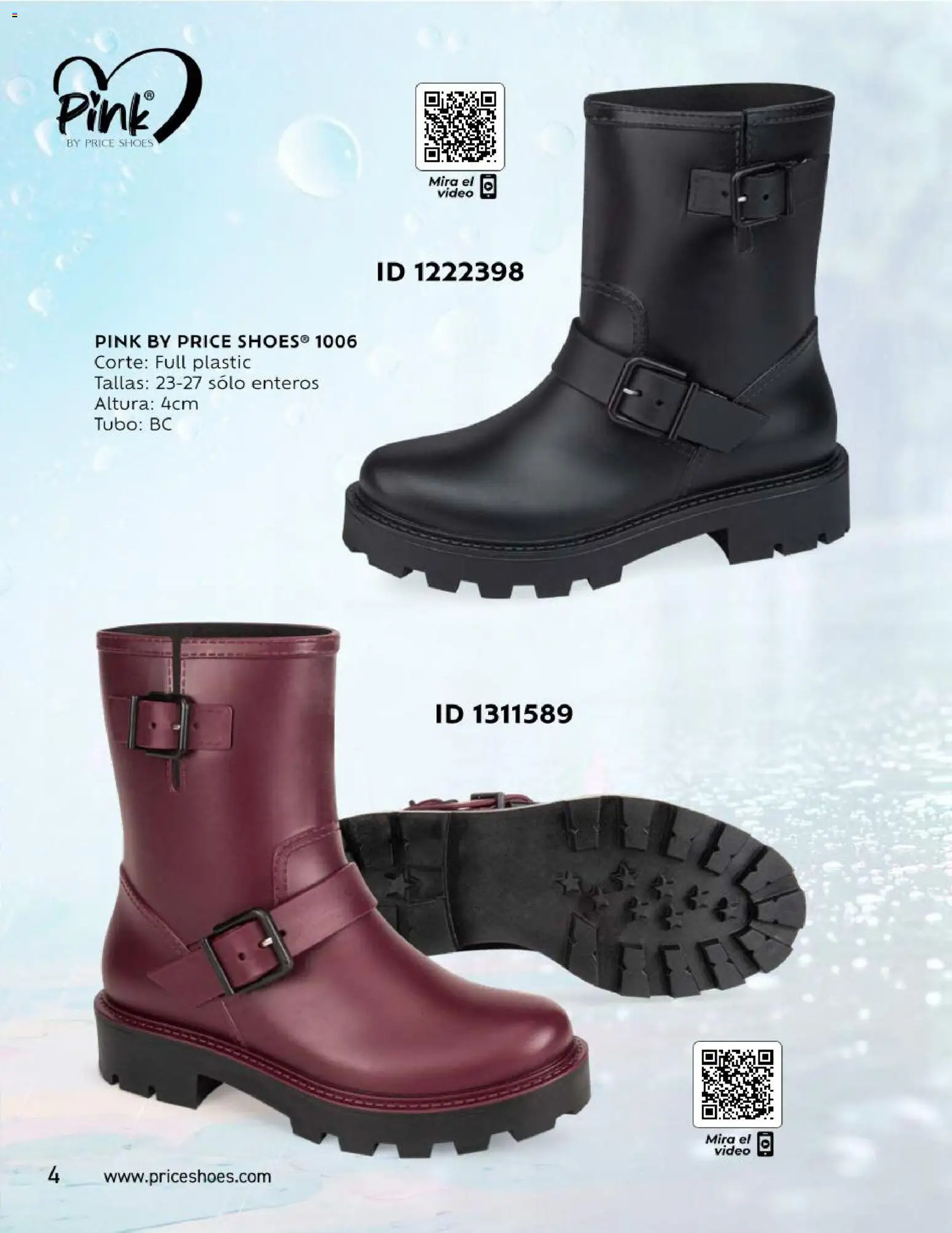 Nuevas ofertas de Price Shoes válidas en toda la República Mexicana desde el 22.05.2026. ¡Encuentra las mejores ofertas en Price Shoes catálogo Botas! | Página: 4 | Productos: Video