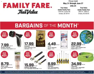 Preview of Family Fare weekly ads valid from 05/31/2026 | Page: 4 | Products: Wrench, Screwdriver, Tv, Bag
