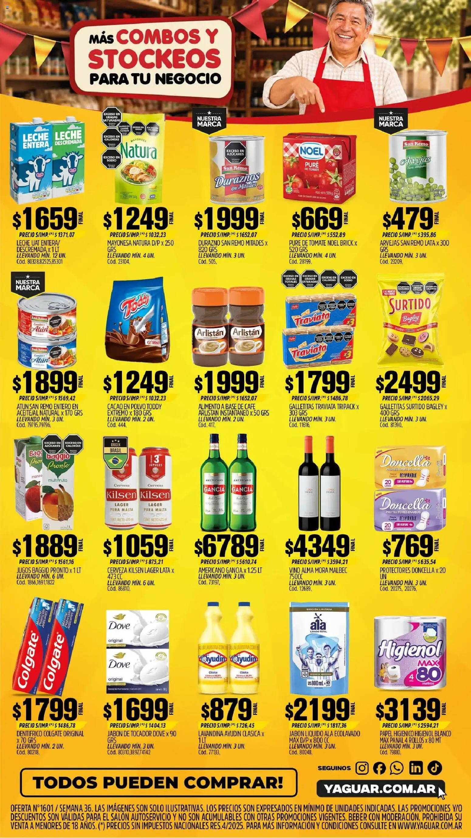 Yaguar - Oferta Semanal San Juan │ válido desde el 31/08/2026 | Página: 2 | Productos: Jabón líquido, Atún, Jabón, Leche