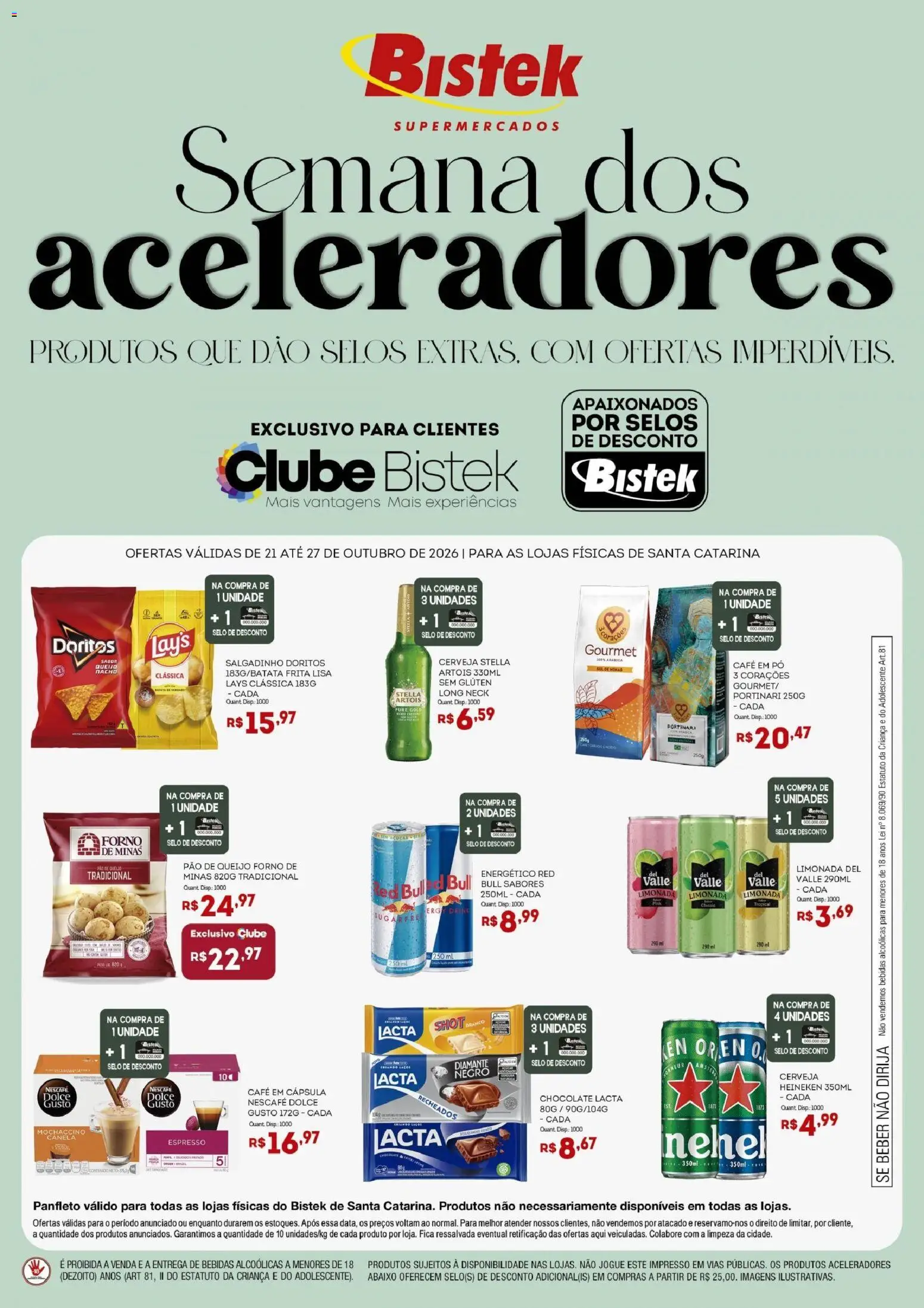 Bistek Supermercados Folheto - válido de 21/10/2026 | Página: 1