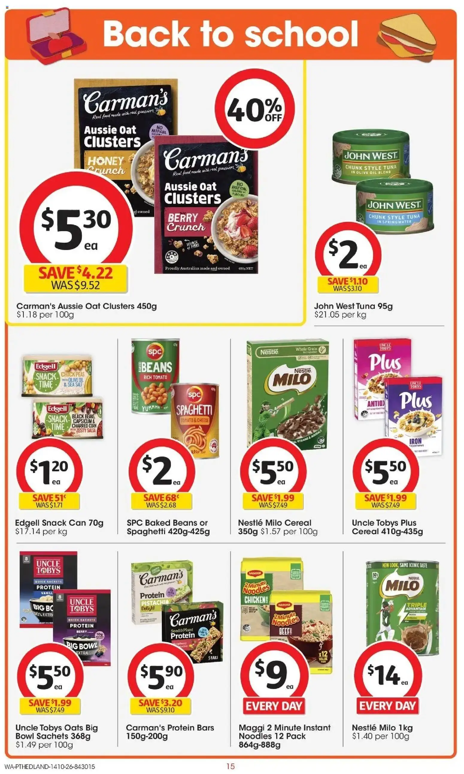 ﻿Coles catalogue valid from 14/10/2026 > Online Australia | Page: 15