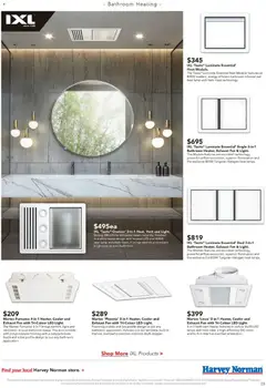 Preview of Harvey Norman Warm Up For Winter - valid from 16/07/2026 | Page: 3 | Products: Lamp, Suit, Fan, Bathroom