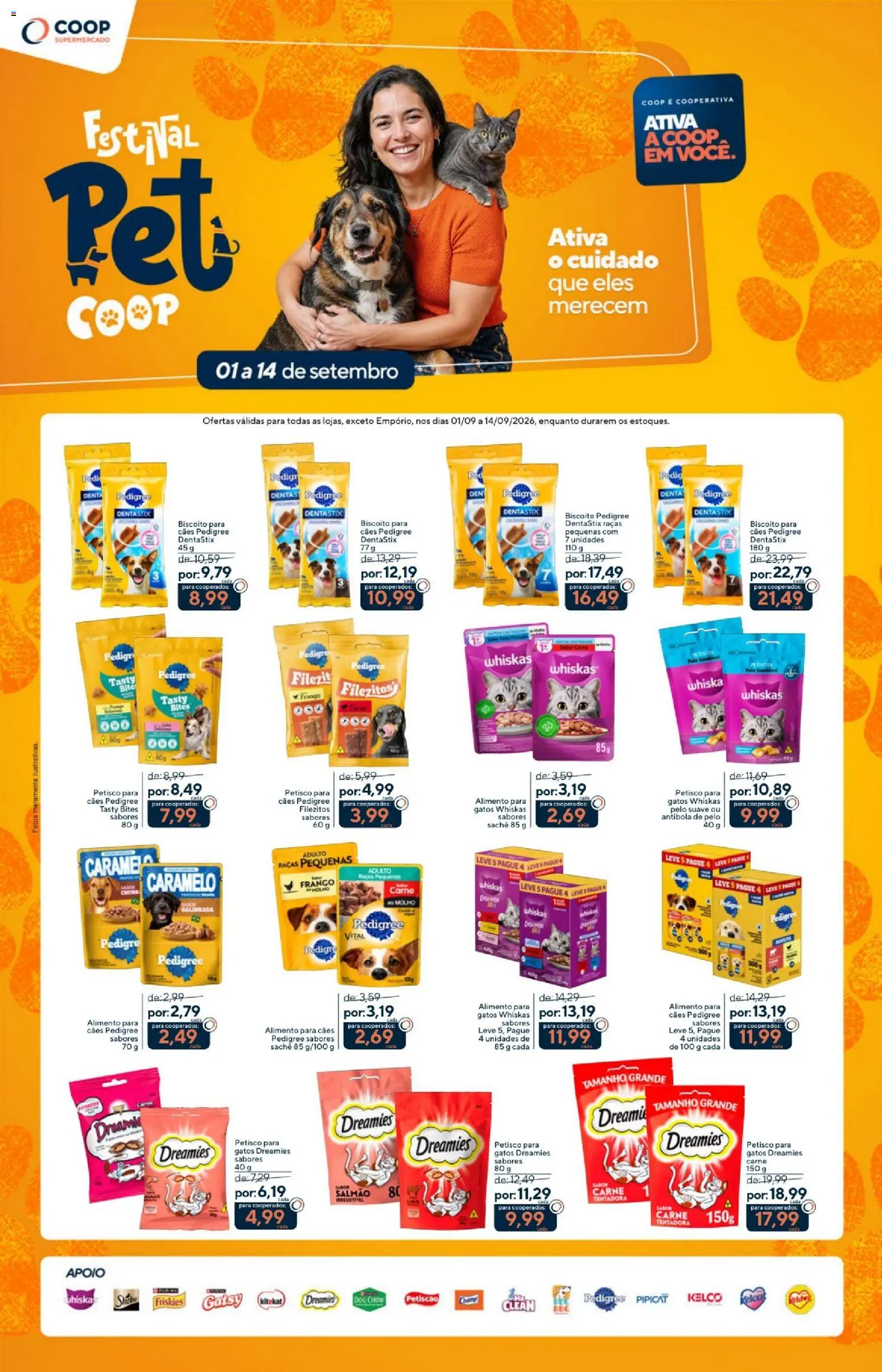 Coop Folheto - válido de 01/09/2026 | Página: 1 | Produtos: Salmão, Biscoito, Carne, Frango