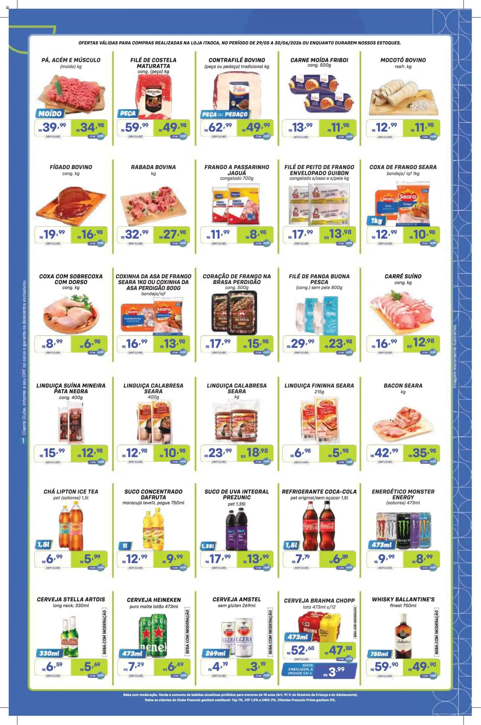 Prezunic Folheto - válido de 29.05.2026 | Página: 2 | Produtos: Maracujá, Coxa de frango, Suco, Frango