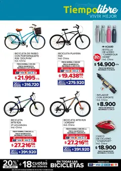 Vista previa Carrefour - Tiempo Libre válido desde el 18/09/2026 | Página: 15 | Productos: Botella, Inflador