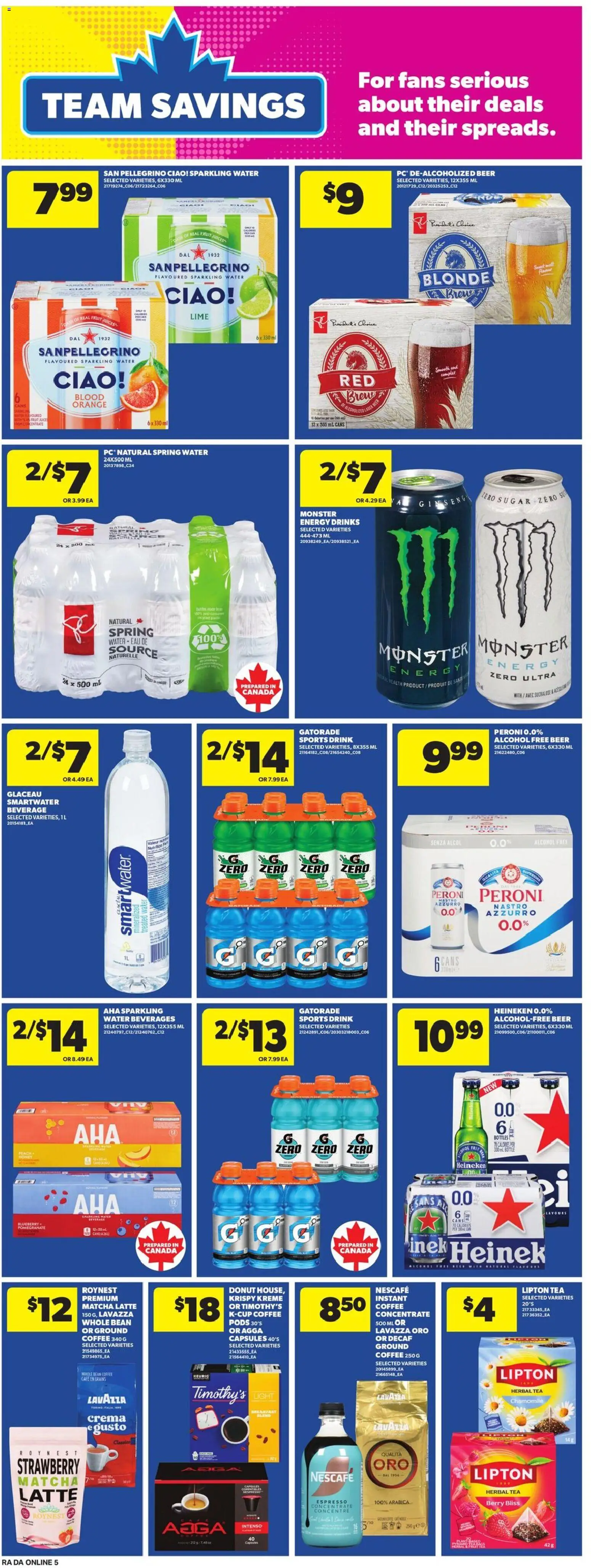 Atlantic Superstore flyer valid from Jul 2, 2026 | Page: 11 | Products: Tea, Coffee, Beer