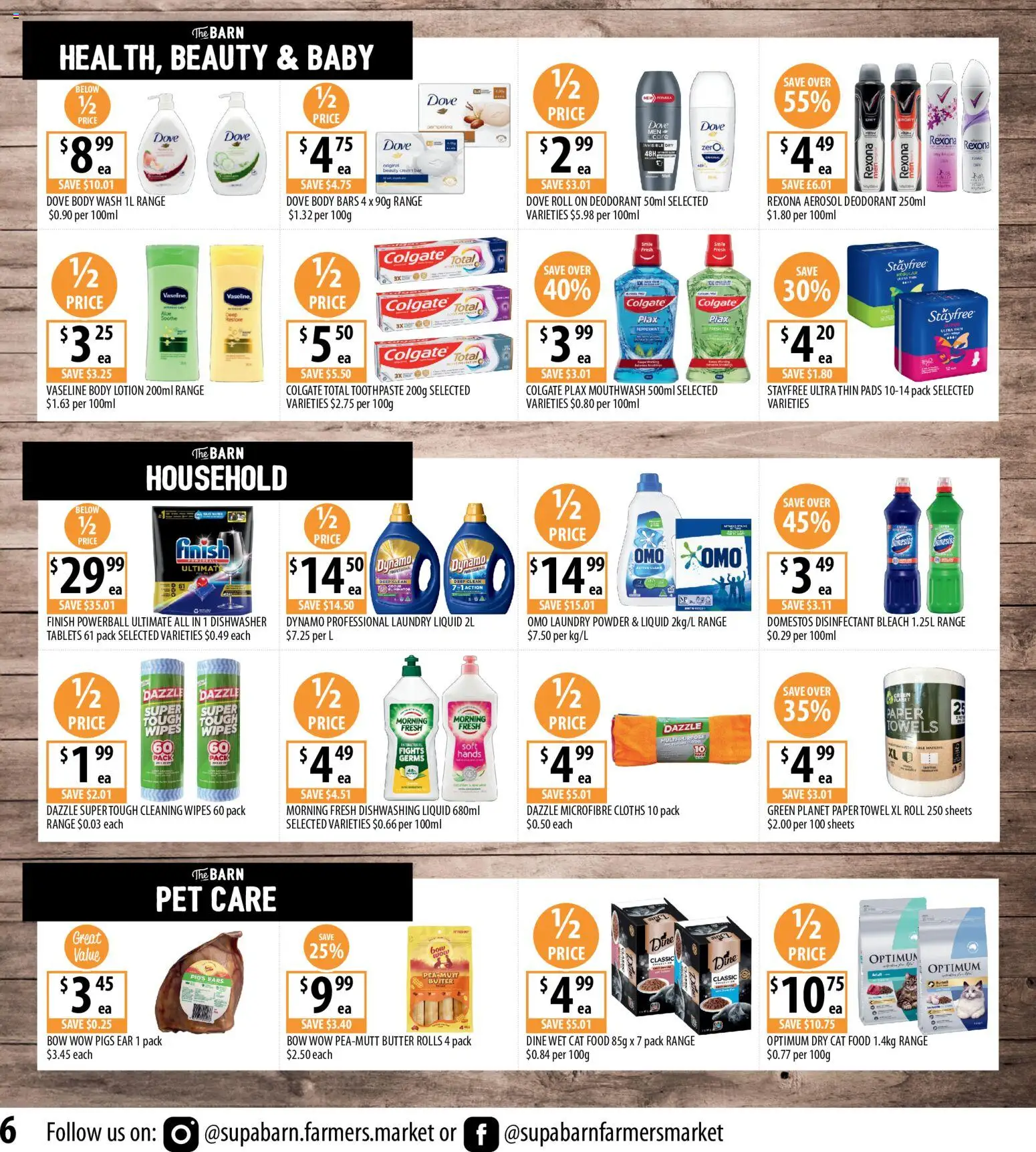 Supabarn catalogue - valid from 12/08/2026 | Page: 6 | Products: Powder, Toothpaste, Laundry, Tablets