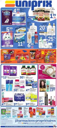 Preview of Uniprix weekly flyer / circulaire from shop Uniprix valid from Oct 15, 2026