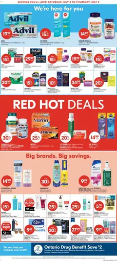 Preview of Shoppers weekly flyer / circulaire from shop Shoppers valid from Jul 3, 2026 | Page: 2
